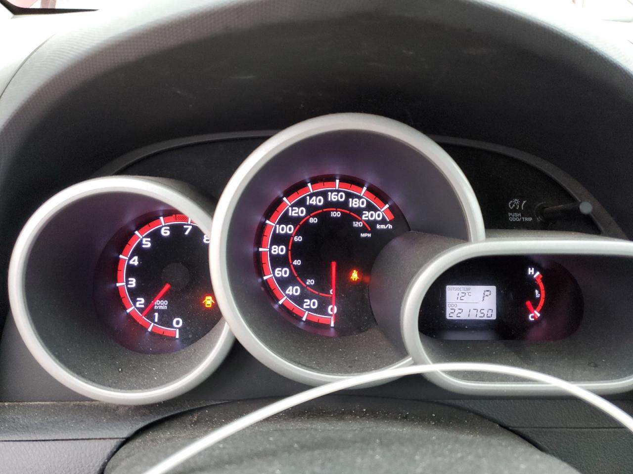 2014 Toyota Matrix Base Red vin: 2T1KU4EEXEC137016