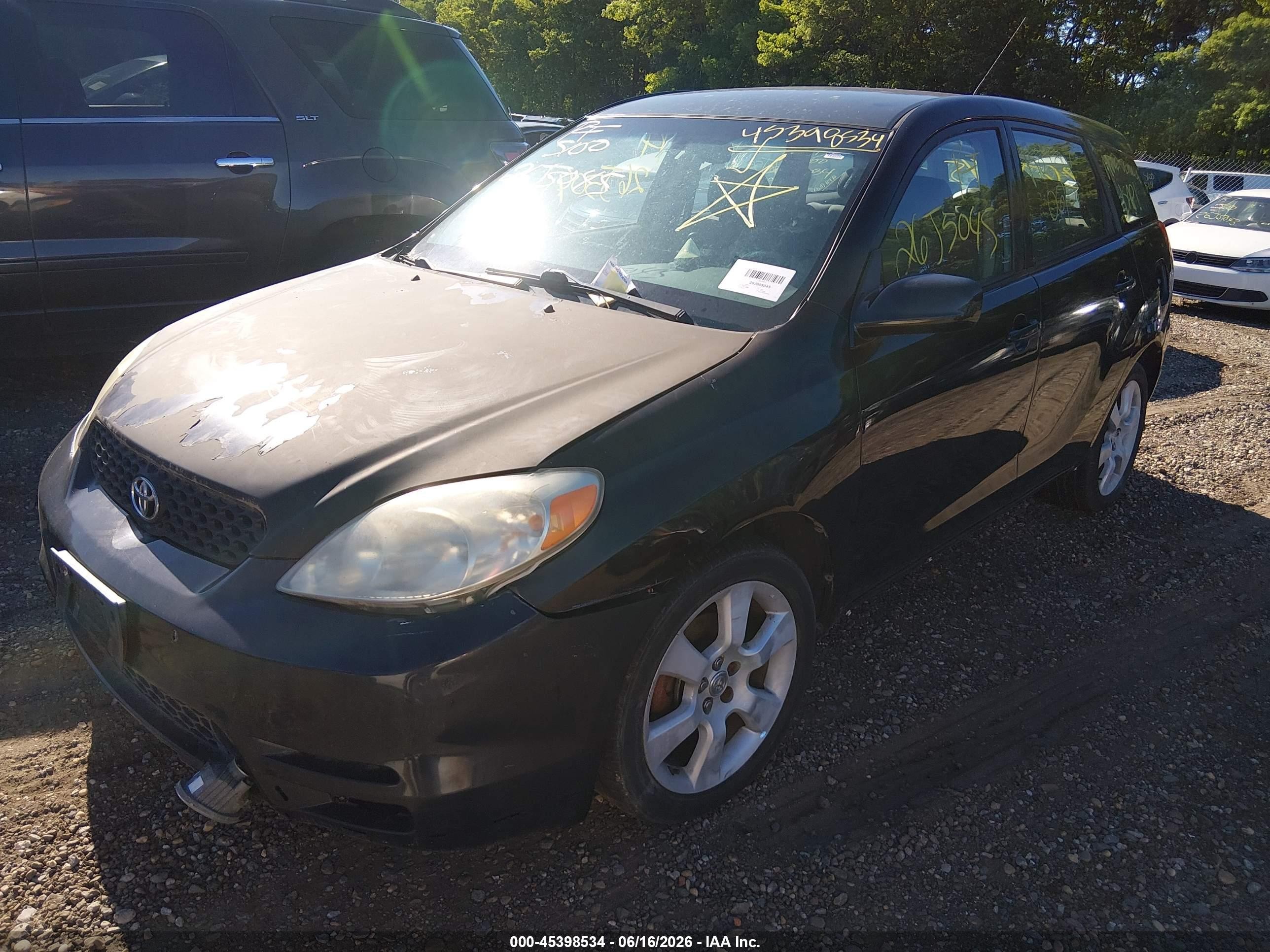 2003 Toyota Matrix Xrs Черный vin: 2T1KY32E03C084861