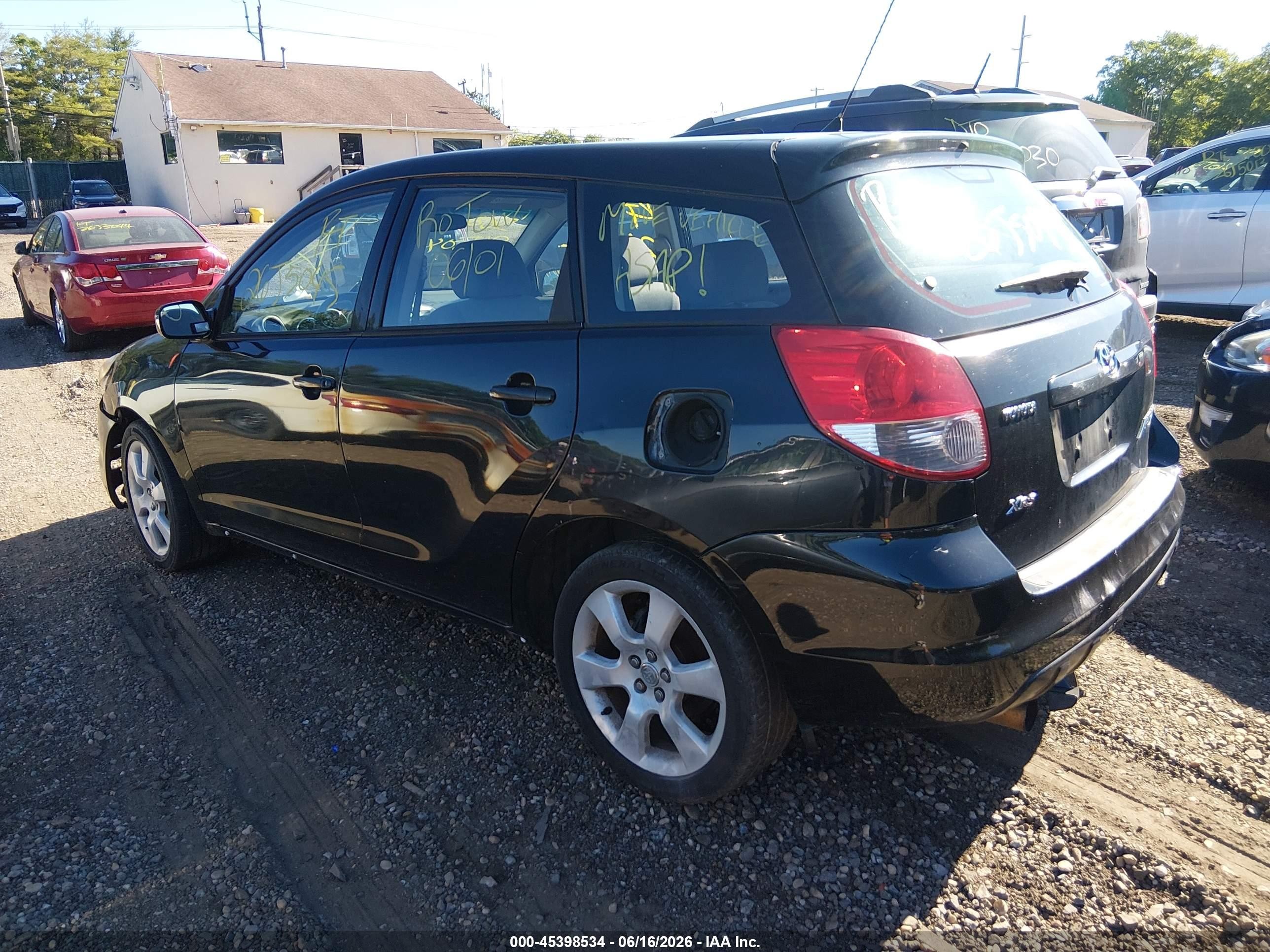 2003 Toyota Matrix Xrs Черный vin: 2T1KY32E03C084861