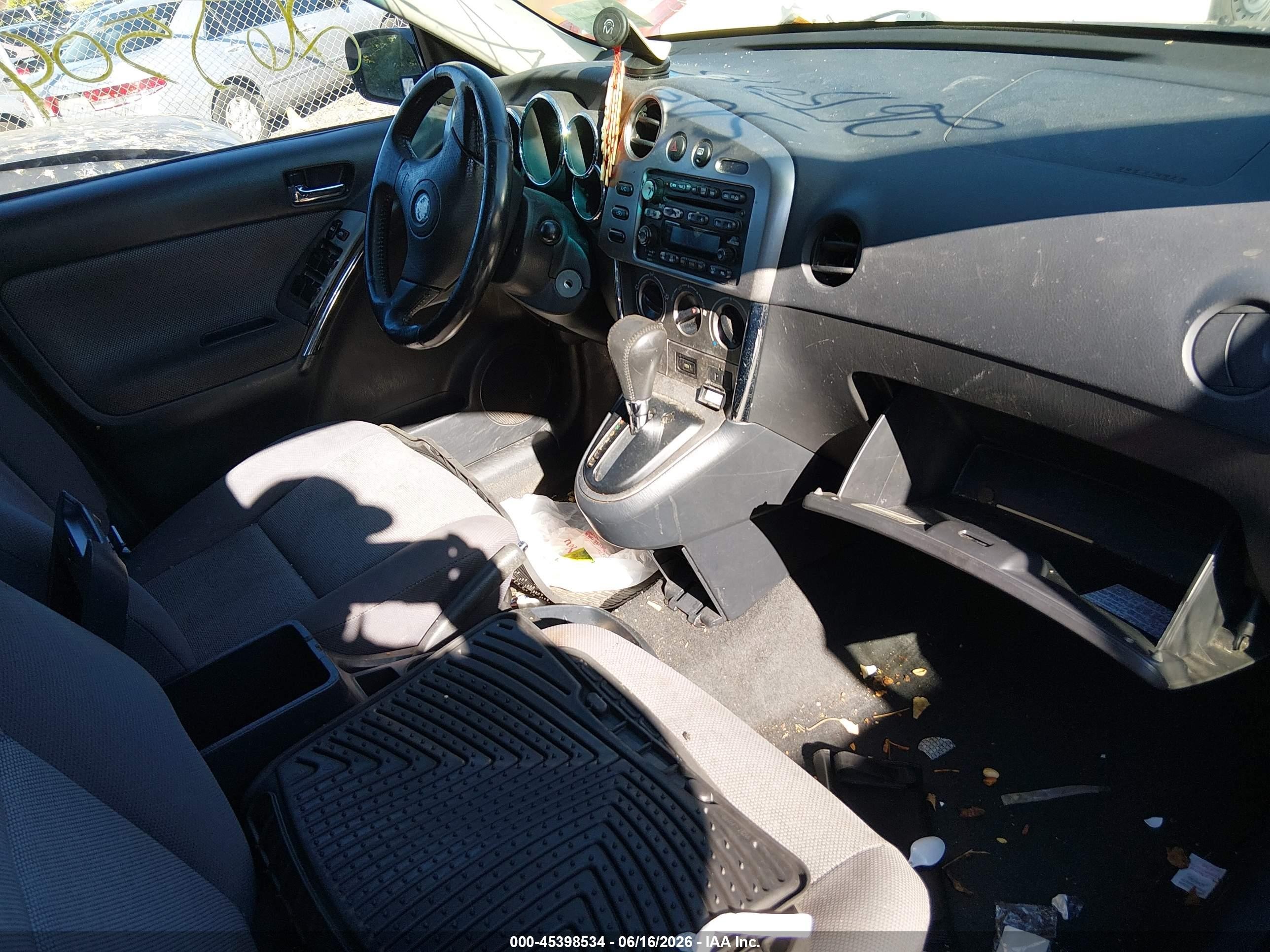 2003 Toyota Matrix Xrs Черный vin: 2T1KY32E03C084861