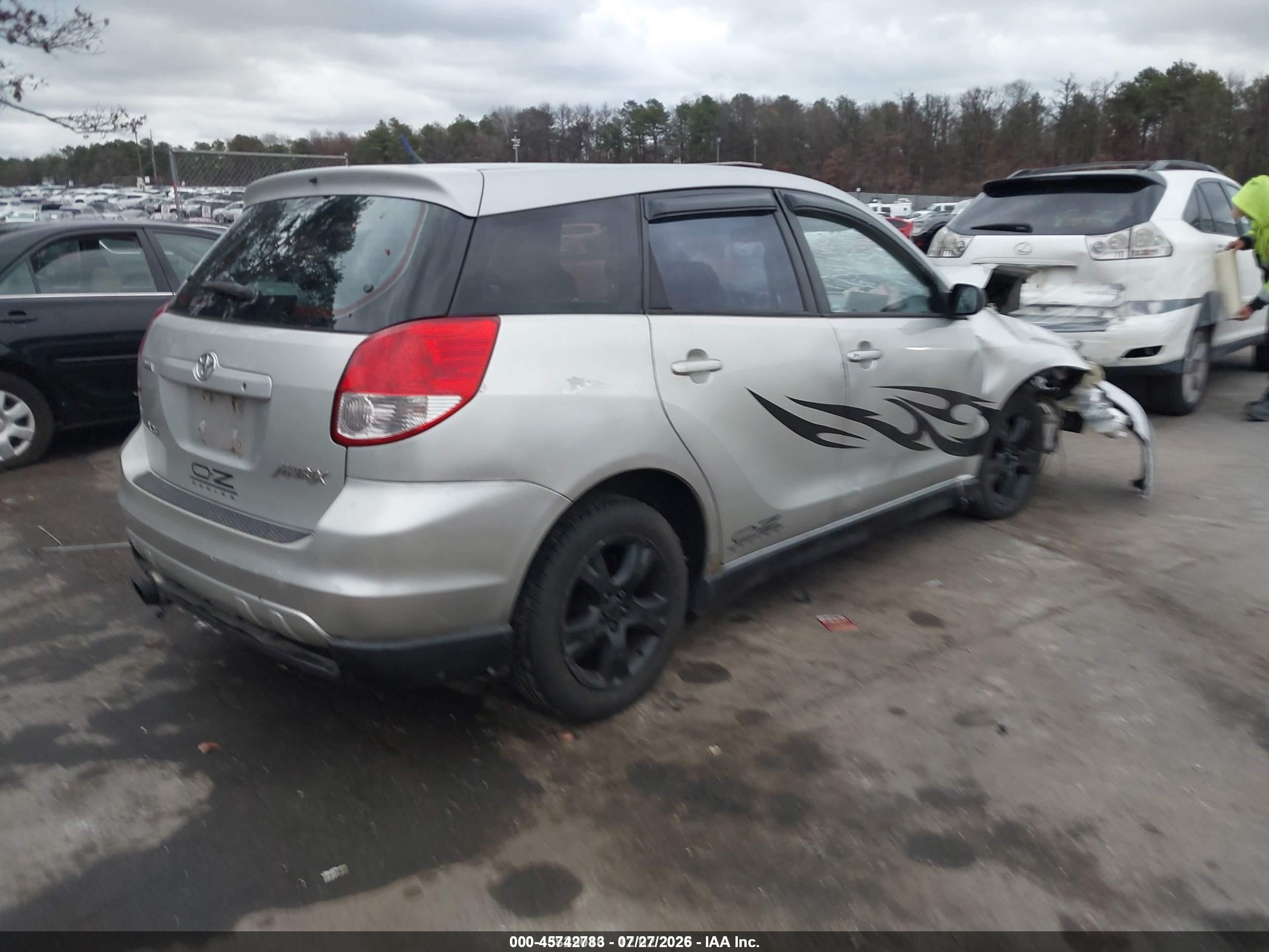 2003 Toyota Matrix Xrs Серебряный vin: 2T1KY32E13C155713