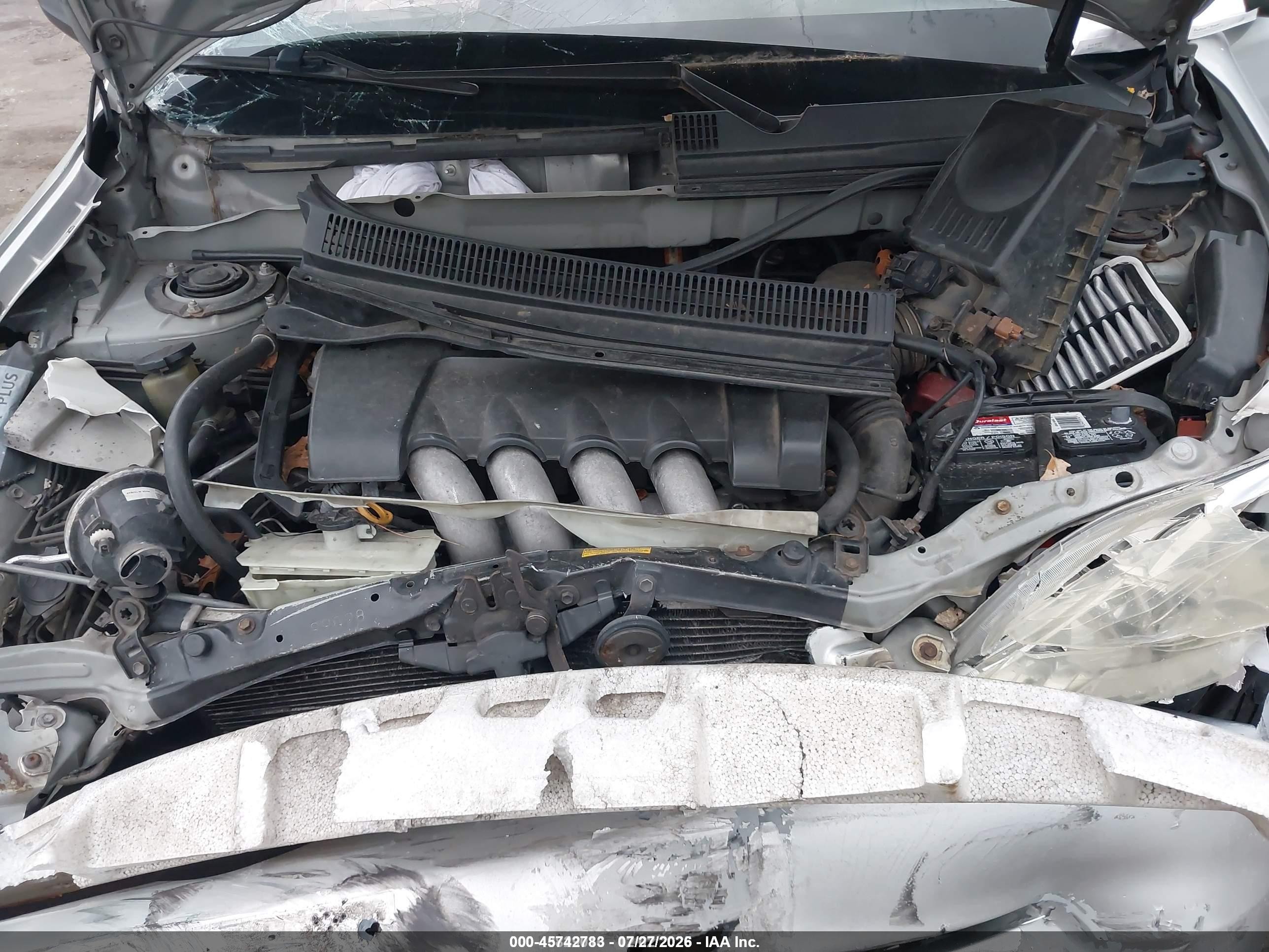 2003 Toyota Matrix Xrs Серебряный vin: 2T1KY32E13C155713