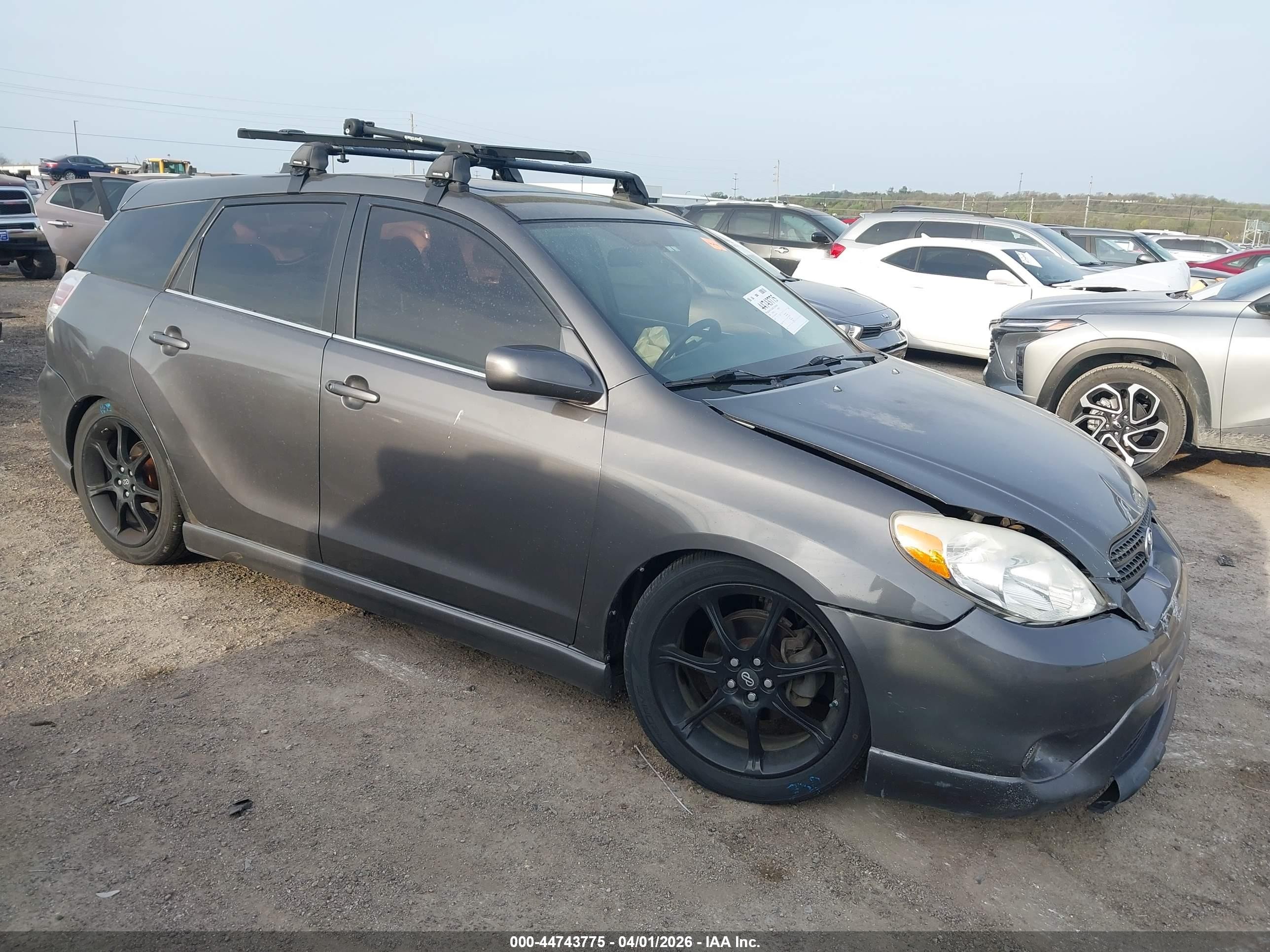2006 Toyota Matrix Xrs Gray vin: 2T1KY32E26C550164