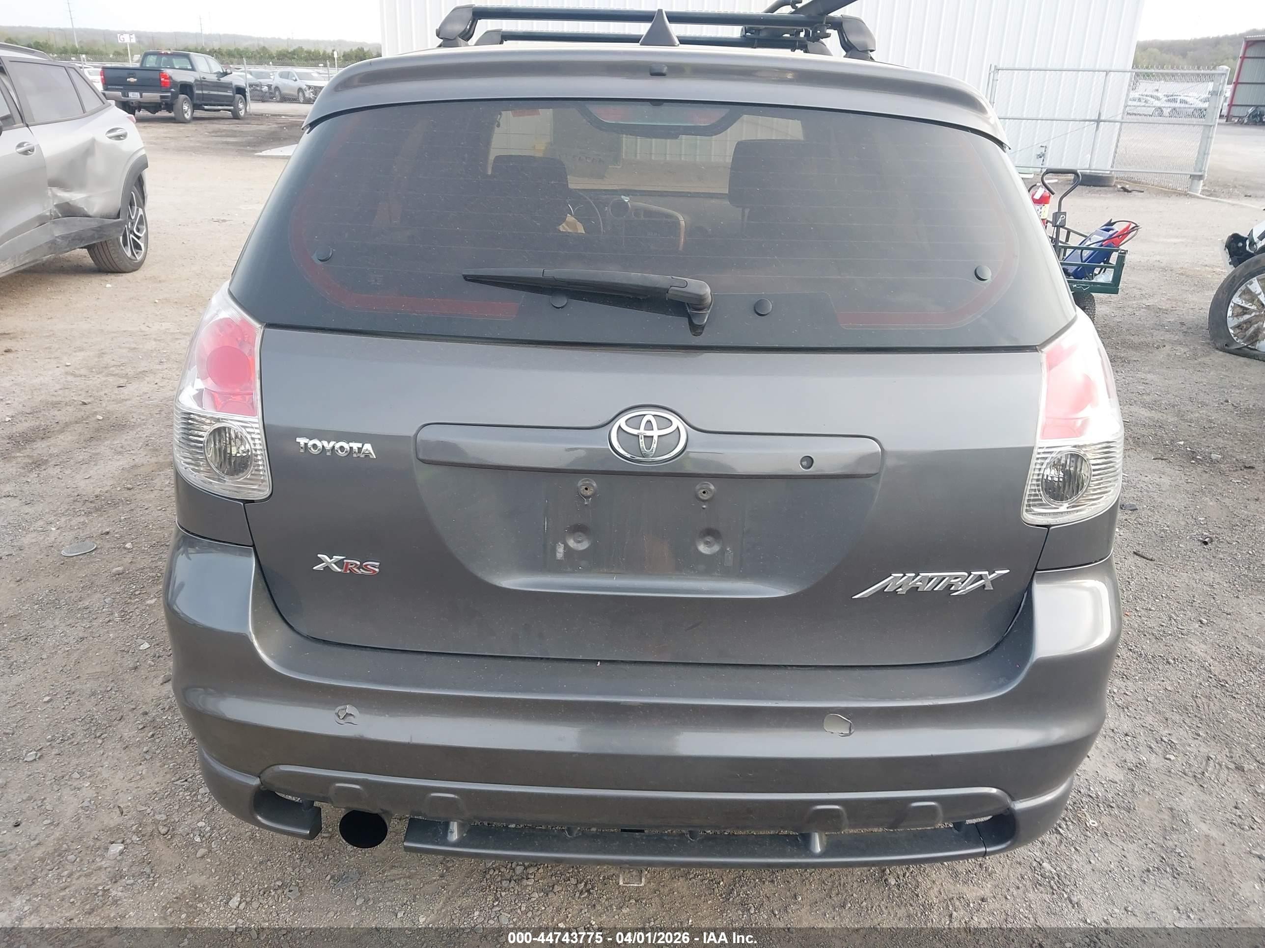 2006 Toyota Matrix Xrs Gray vin: 2T1KY32E26C550164