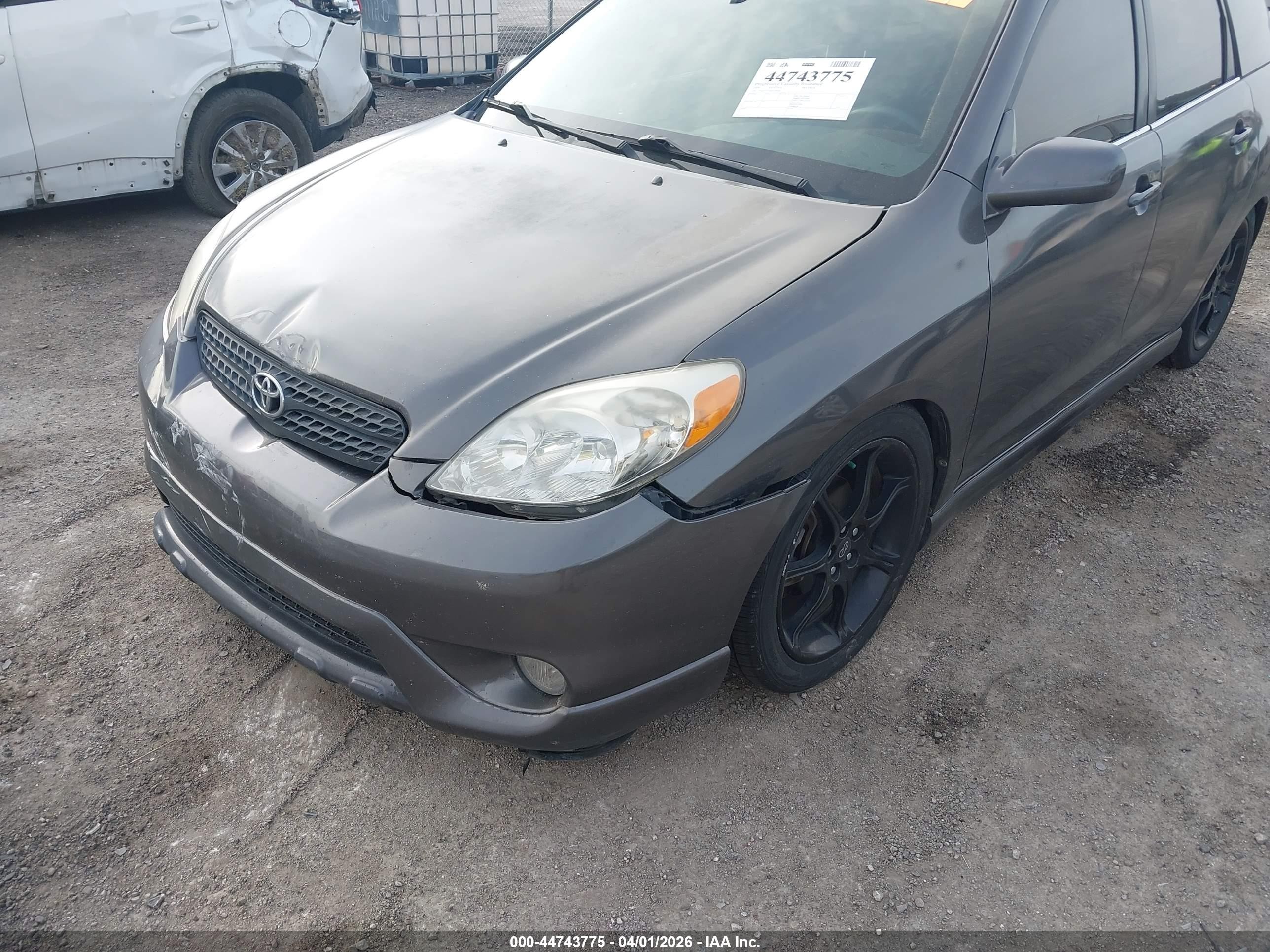 2006 Toyota Matrix Xrs Gray vin: 2T1KY32E26C550164