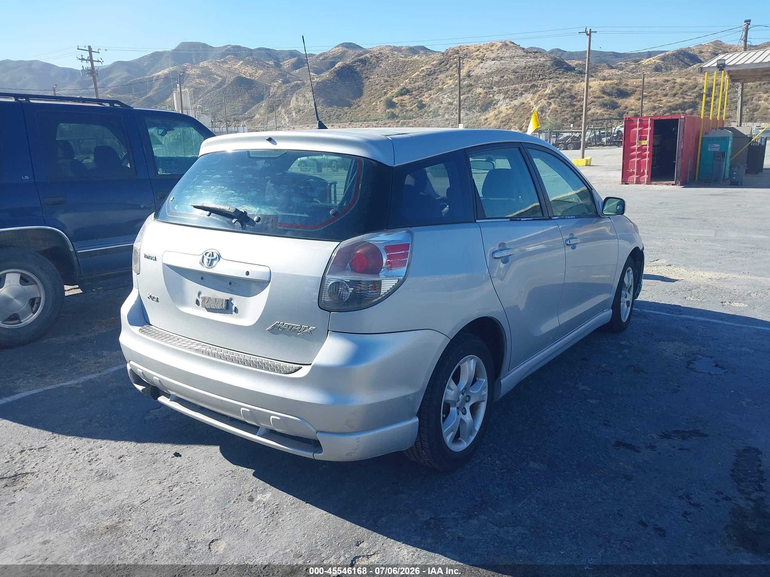 2005 Toyota Matrix Xrs Silver vin: 2T1KY32E85C354969