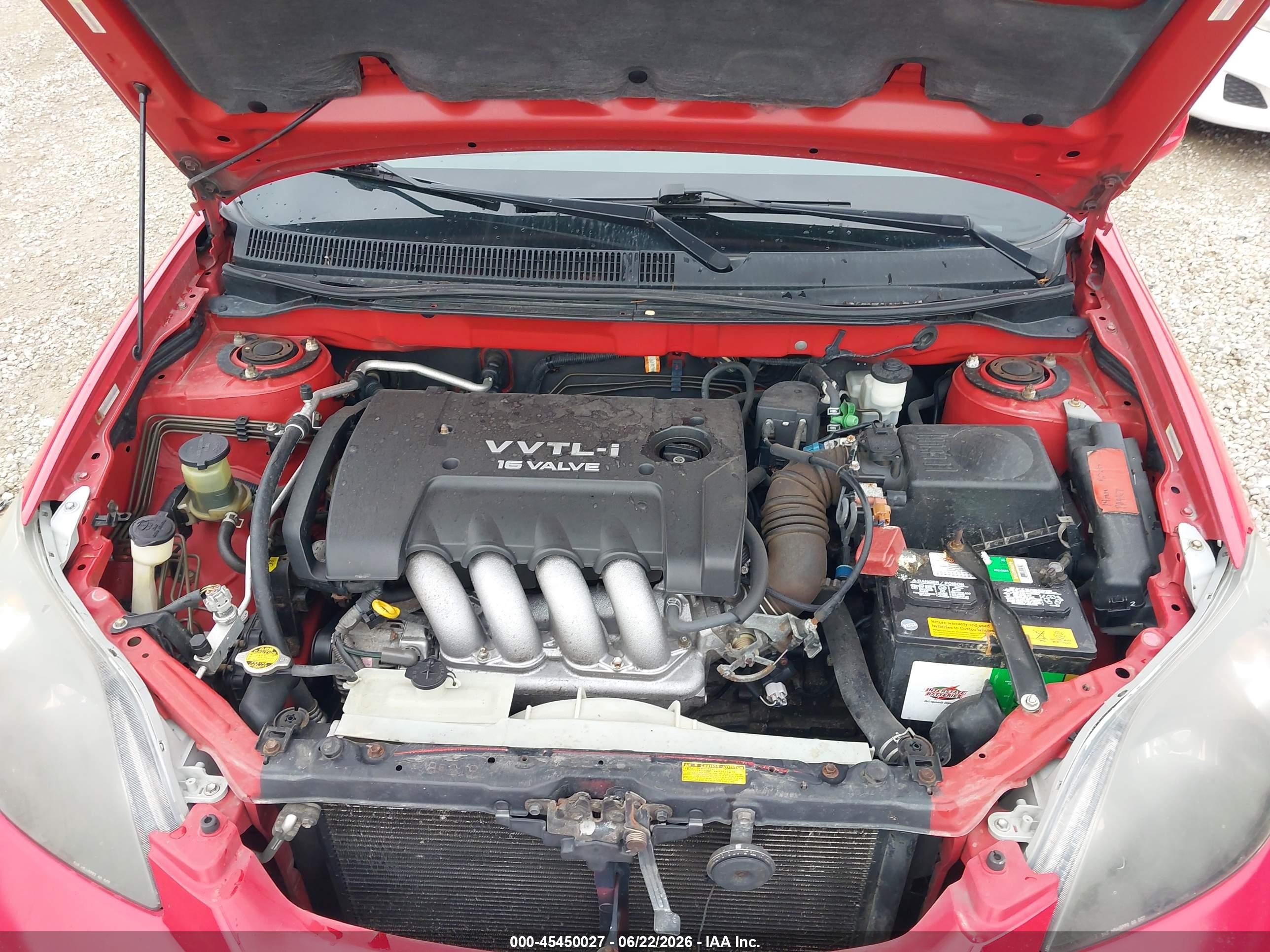 2003 Toyota Matrix Xrs Красный vin: 2T1KY32E93C150078