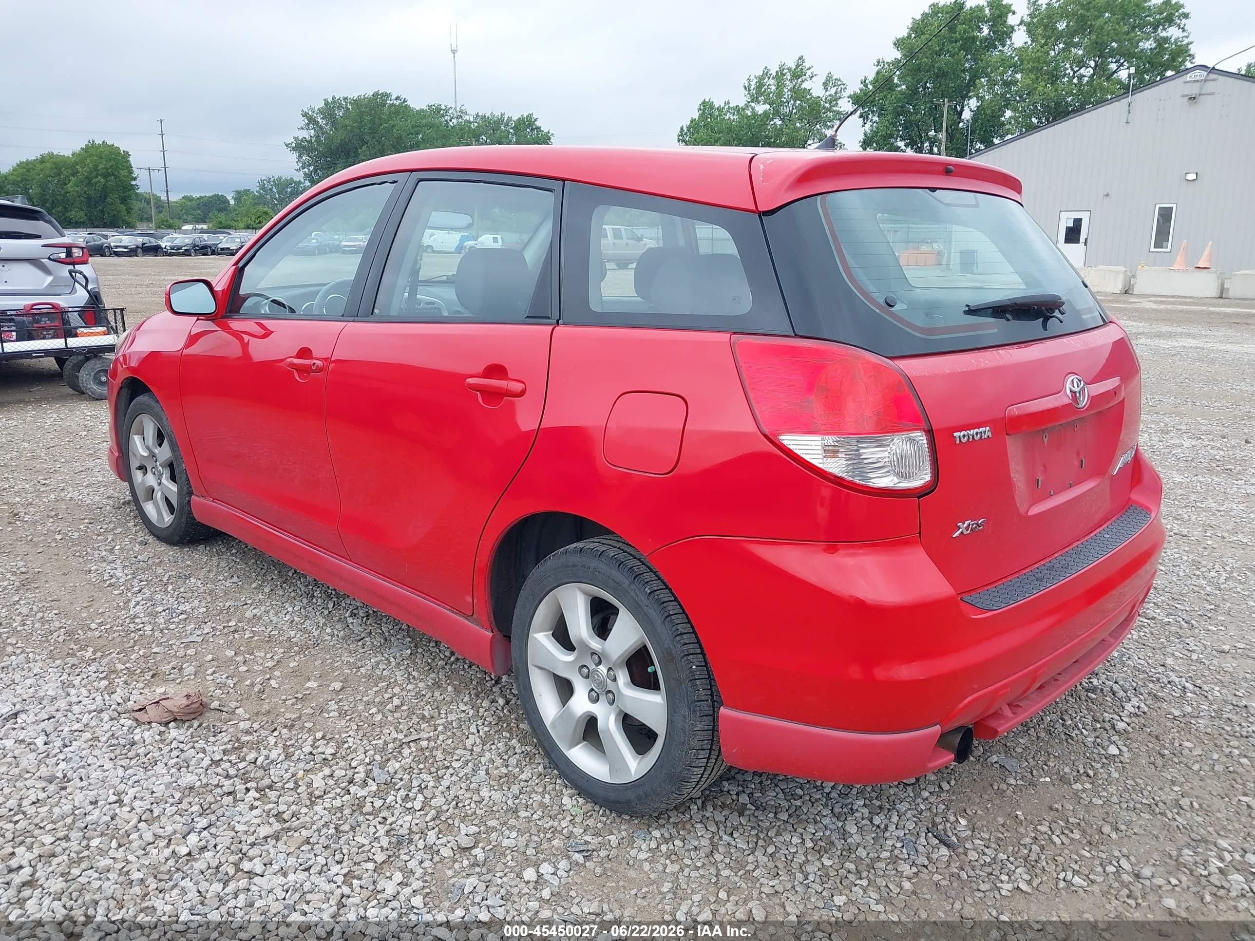 2003 Toyota Matrix Xrs Красный vin: 2T1KY32E93C150078