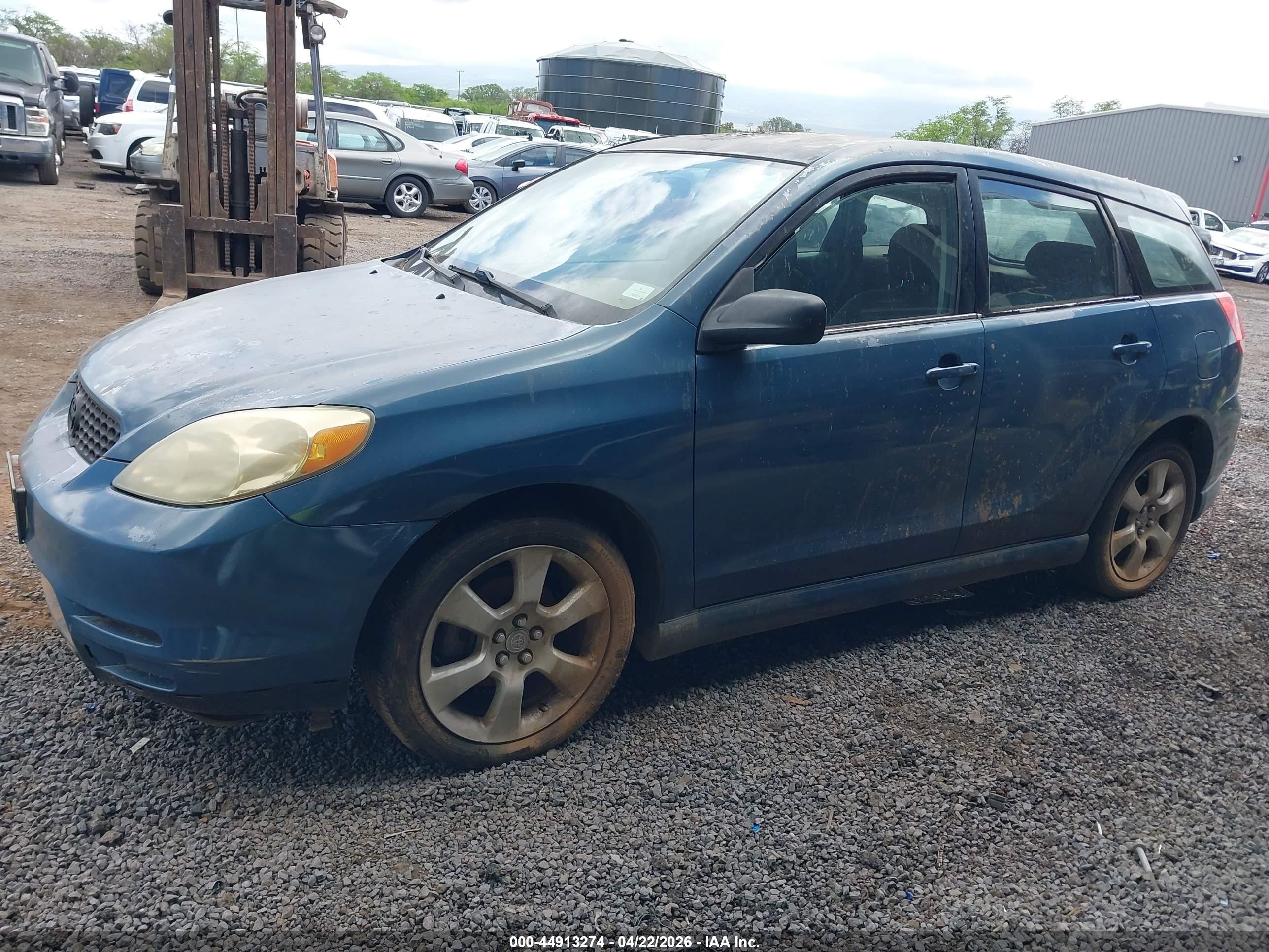 2003 Toyota Matrix Xrs Blue vin: 2T1KY38E63C084841