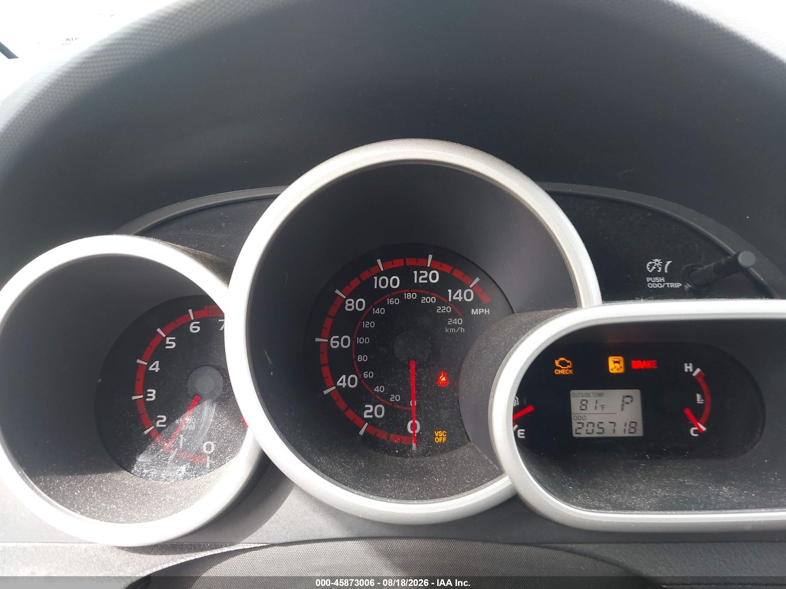 2009 Toyota Matrix S Black vin: 2T1LE40E09C005185