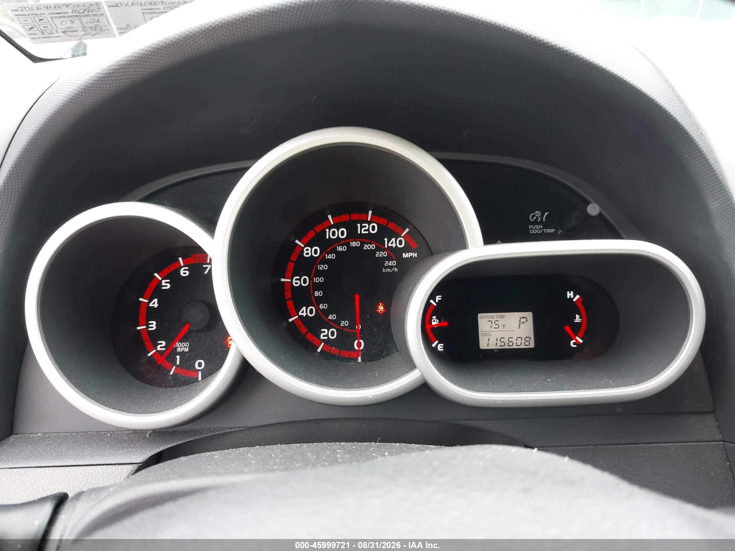 2009 Toyota Matrix S Черный vin: 2T1LE40E09C006708