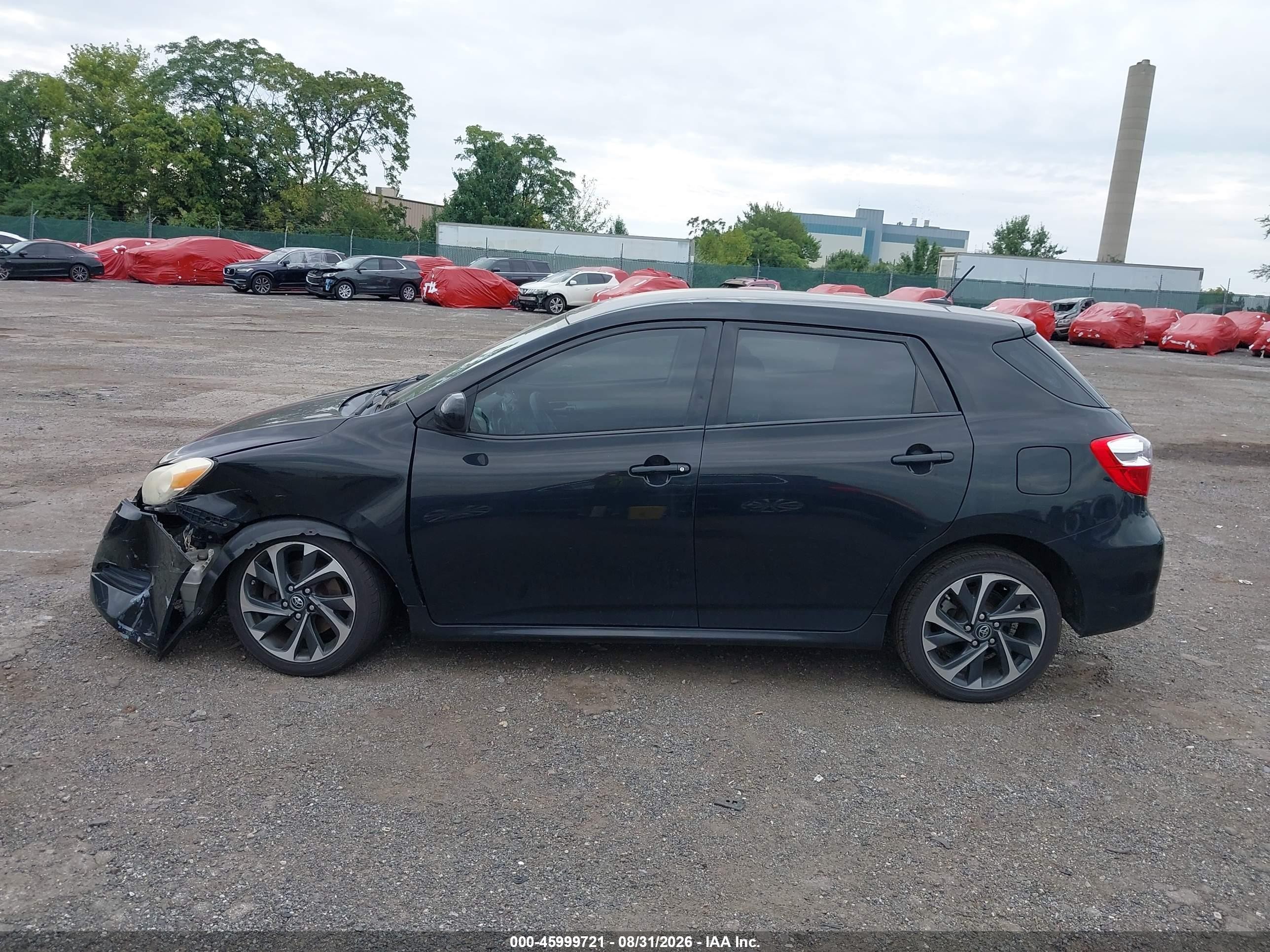 2009 Toyota Matrix S Черный vin: 2T1LE40E09C006708