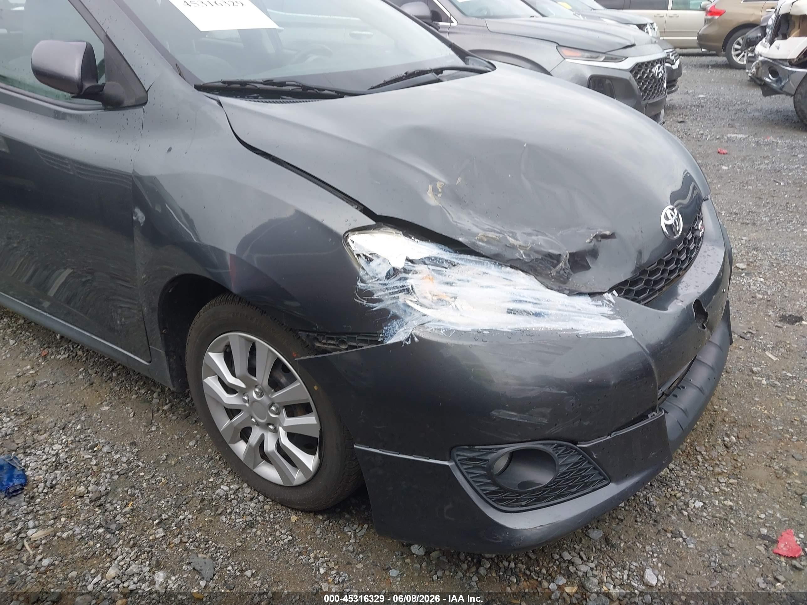 2009 Toyota Matrix S Gray vin: 2T1LE40E09C006787