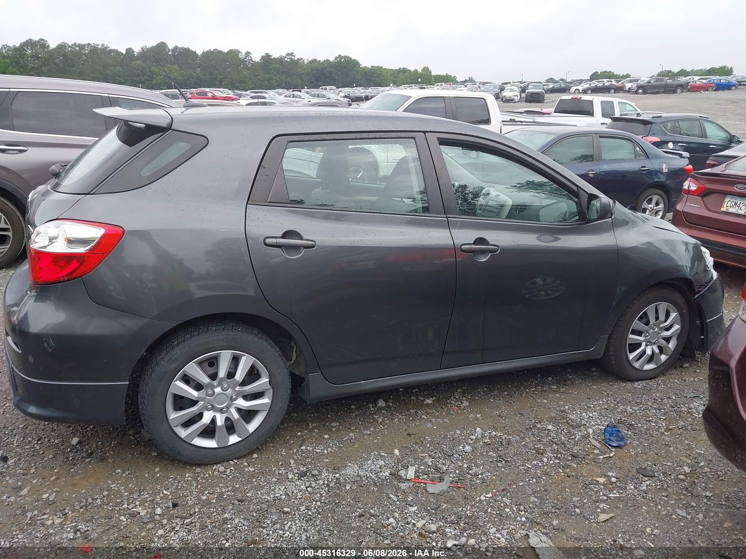 2009 Toyota Matrix S Gray vin: 2T1LE40E09C006787