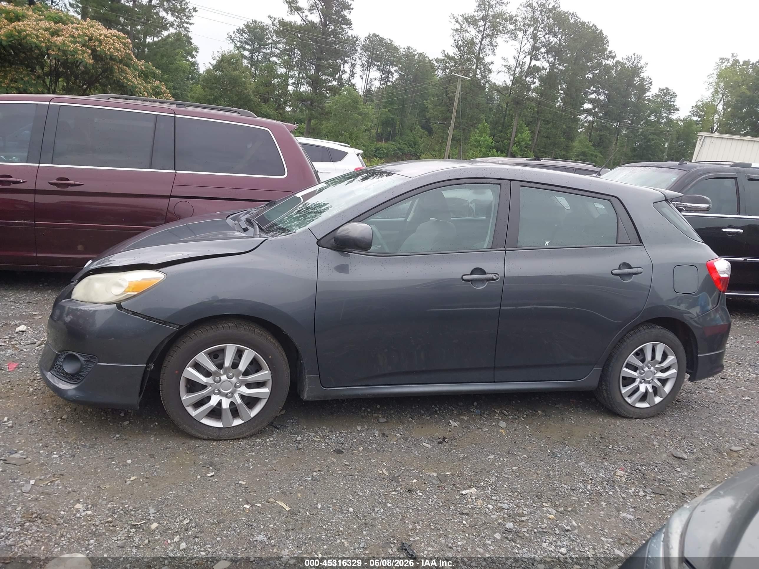 2009 Toyota Matrix S Gray vin: 2T1LE40E09C006787