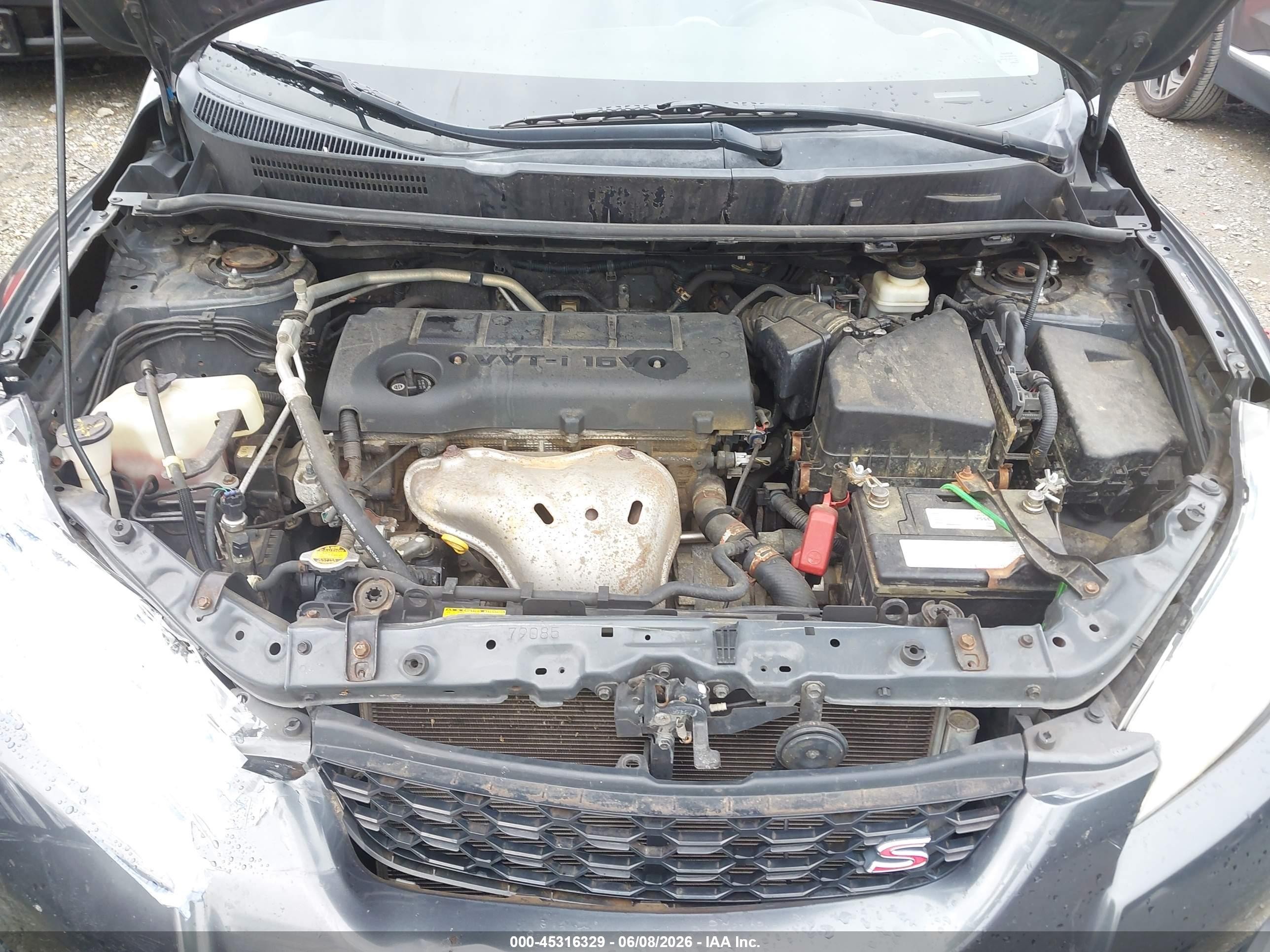 2009 Toyota Matrix S Gray vin: 2T1LE40E09C006787