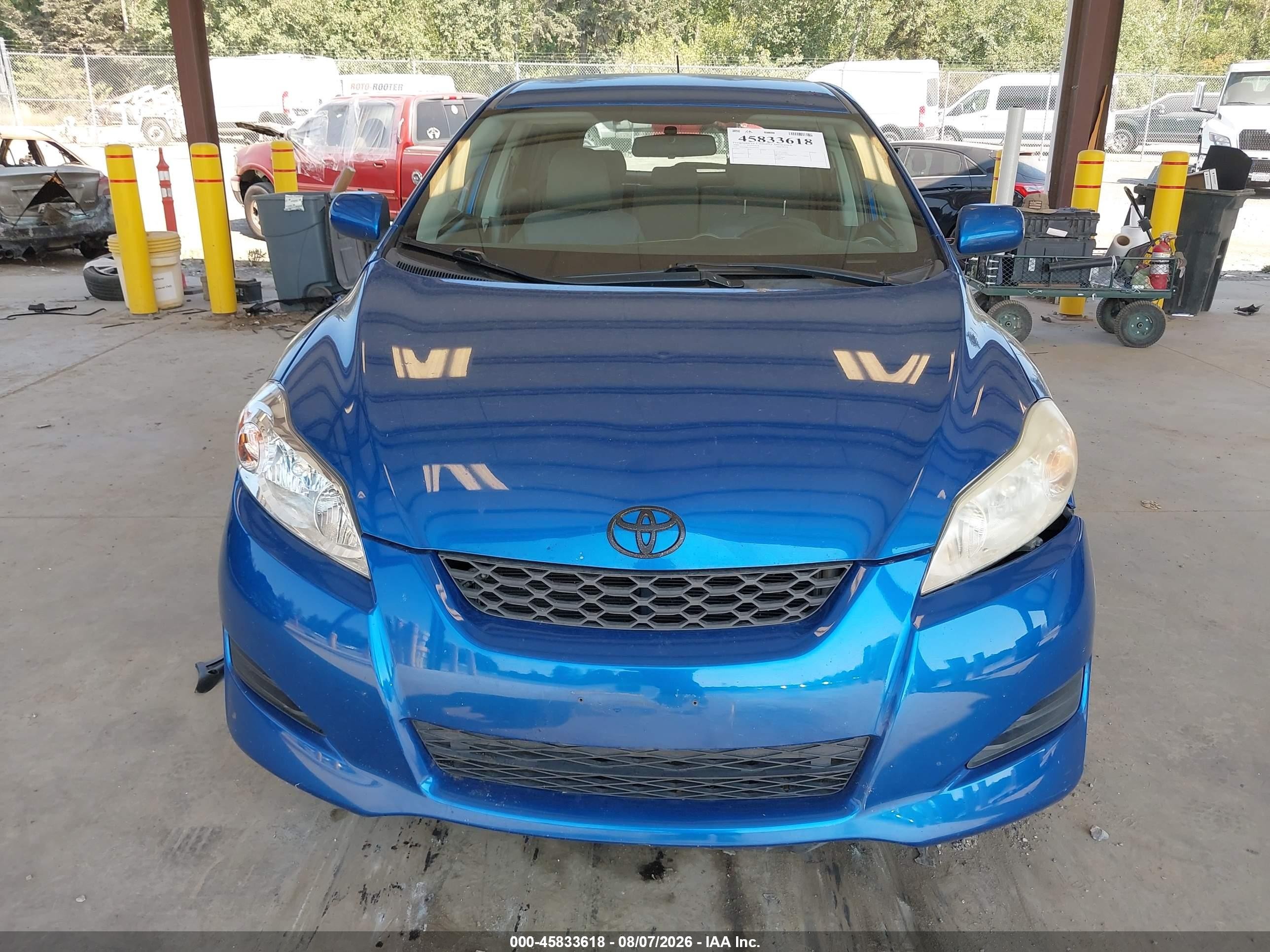 2009 Toyota Matrix S Blue vin: 2T1LE40E19C009150