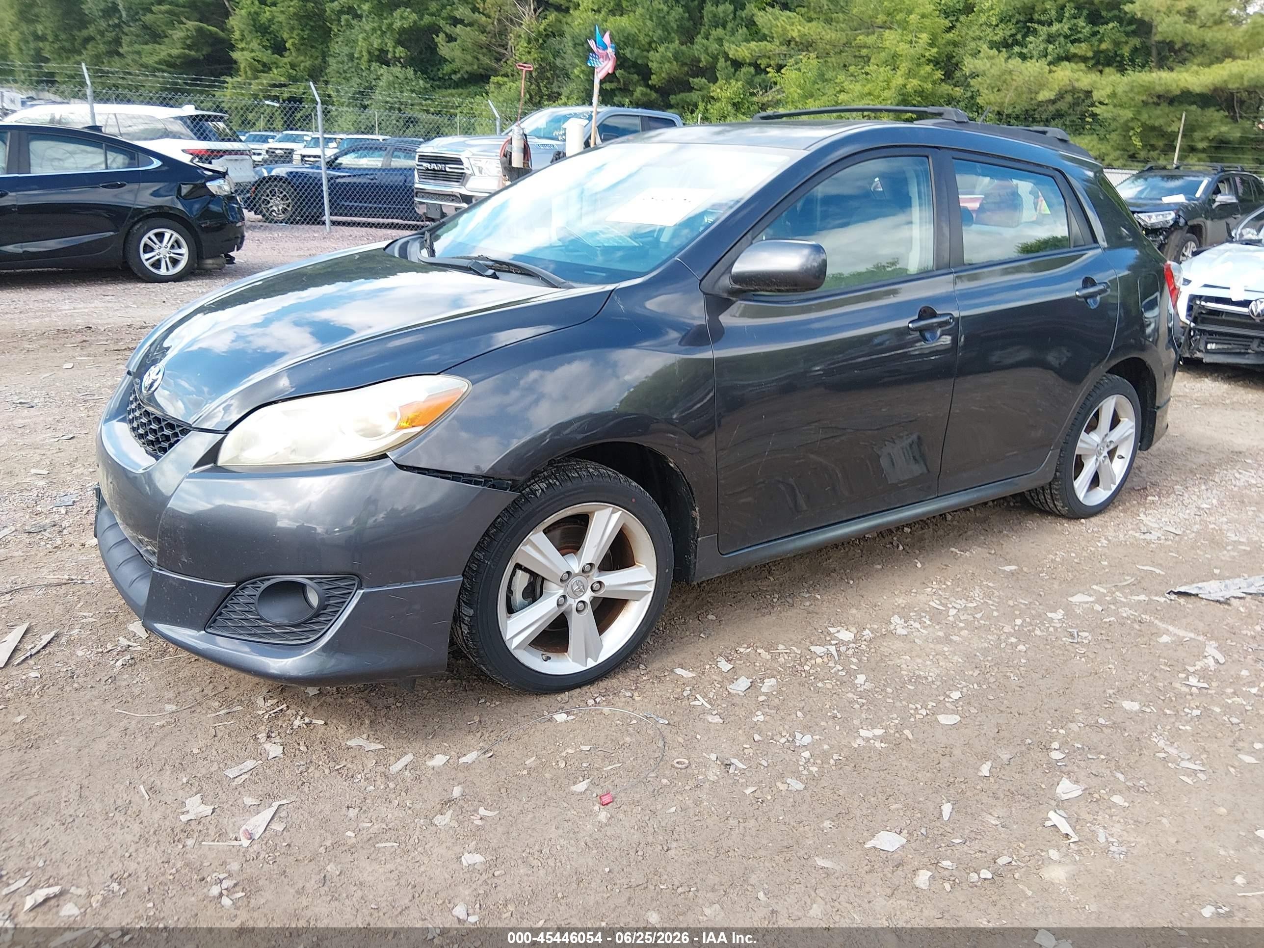 2009 Toyota Matrix S Gray vin: 2T1LE40E29C007794