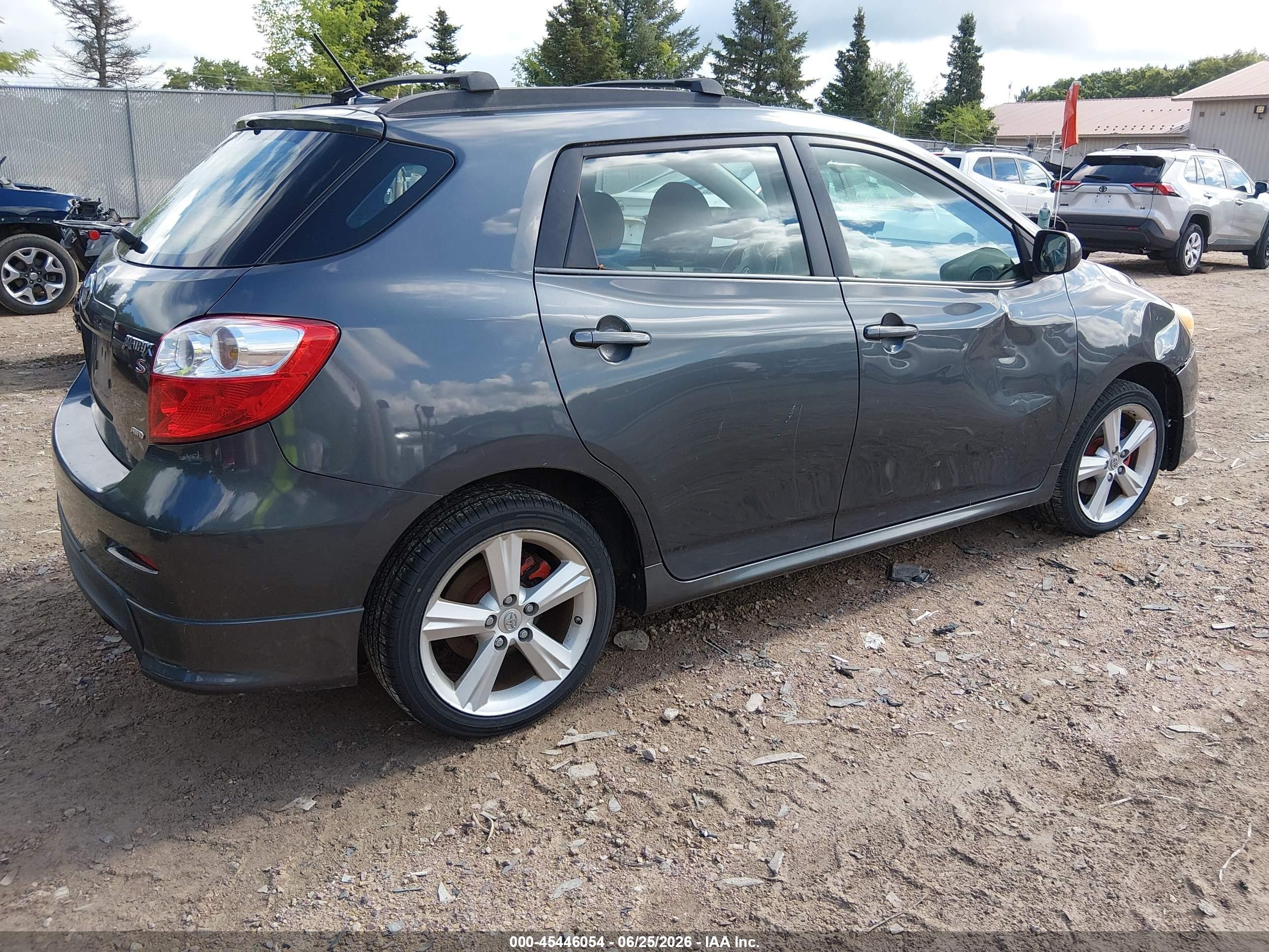 2009 Toyota Matrix S Gray vin: 2T1LE40E29C007794
