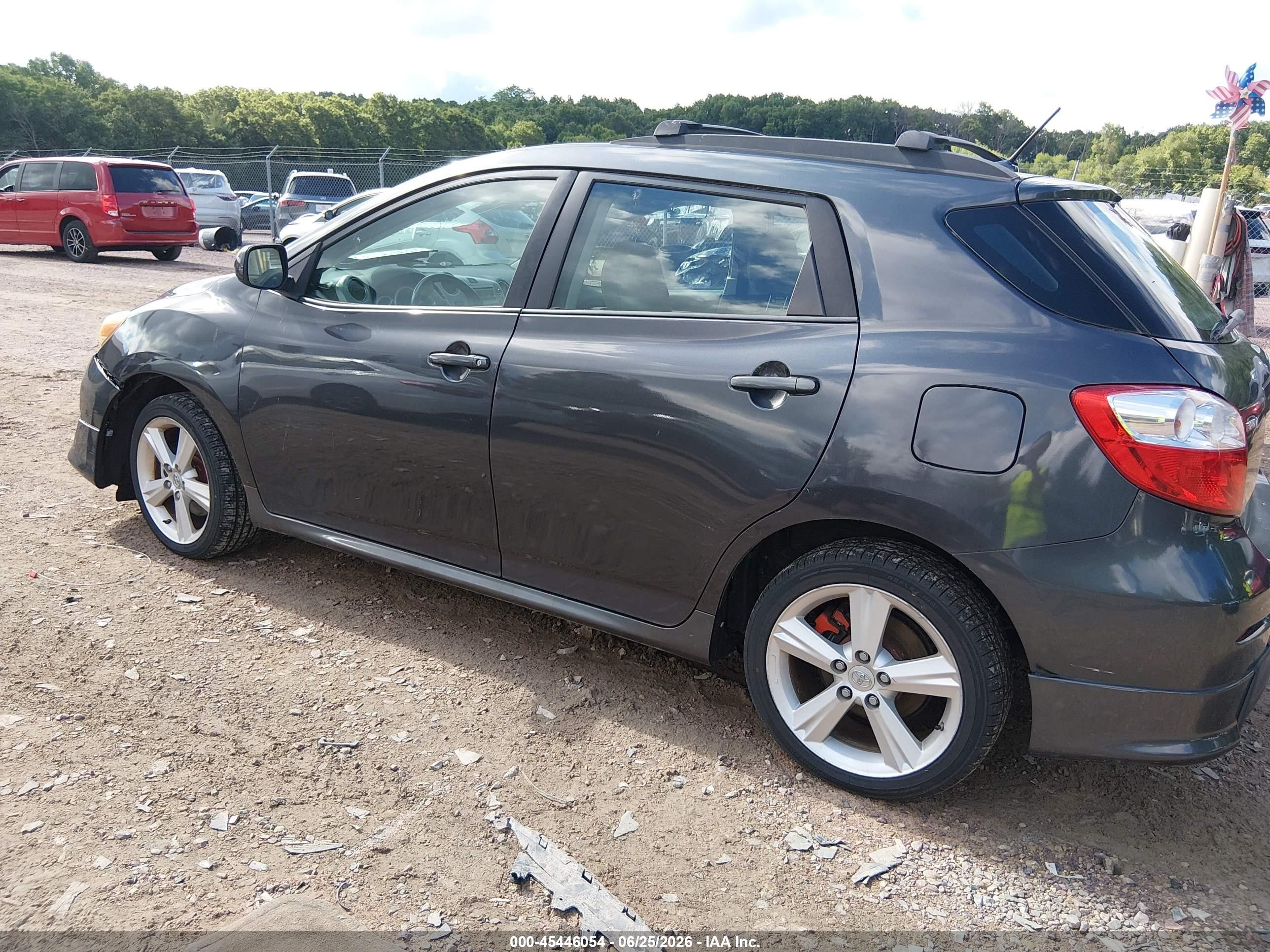 2009 Toyota Matrix S Gray vin: 2T1LE40E29C007794