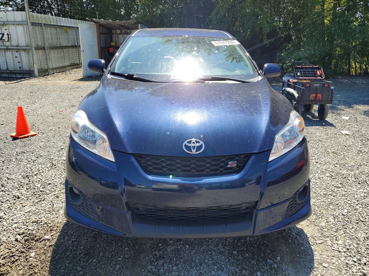 2009 Toyota Corolla Matrix S Синий vin: 2T1LE40E49C002967