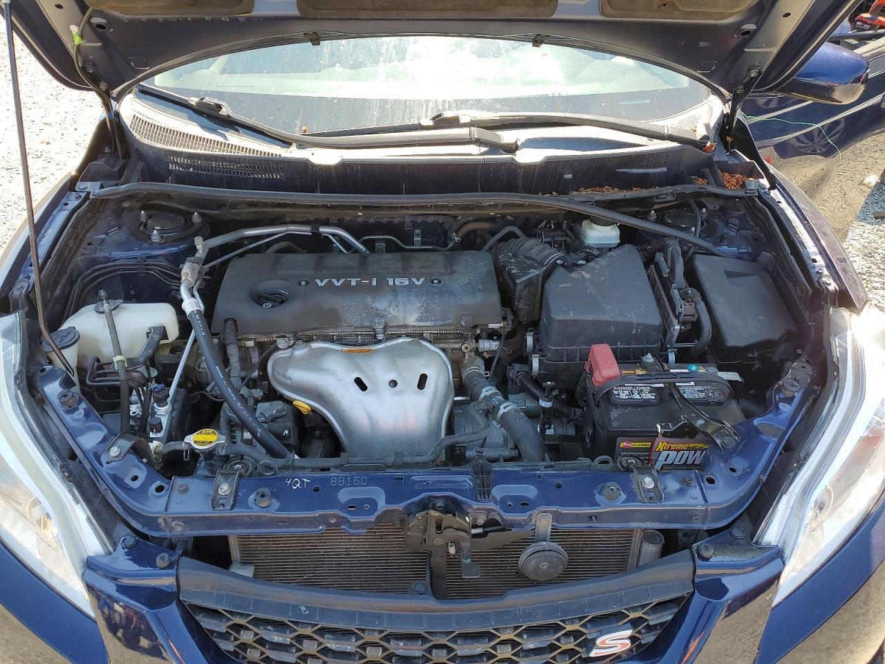 2009 Toyota Corolla Matrix S Синий vin: 2T1LE40E49C002967