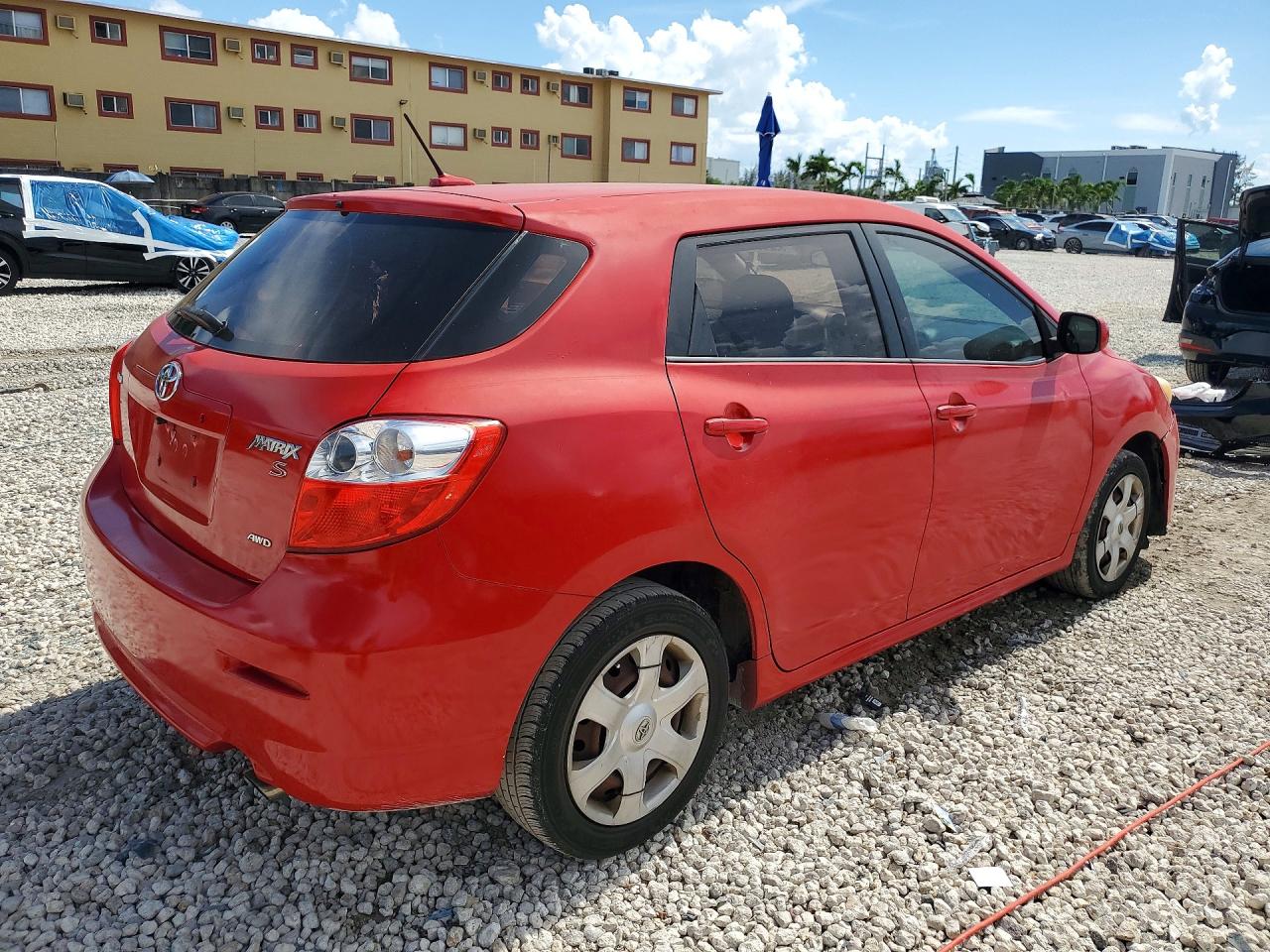 2009 Toyota Corolla Matrix S Red vin: 2T1LE40E49C009286