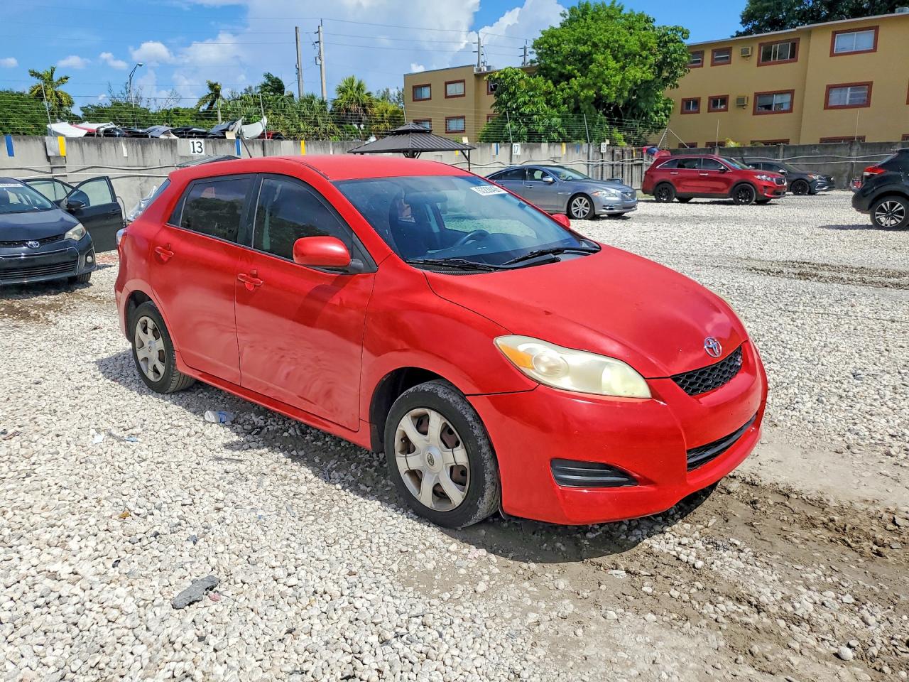 2009 Toyota Corolla Matrix S Red vin: 2T1LE40E49C009286