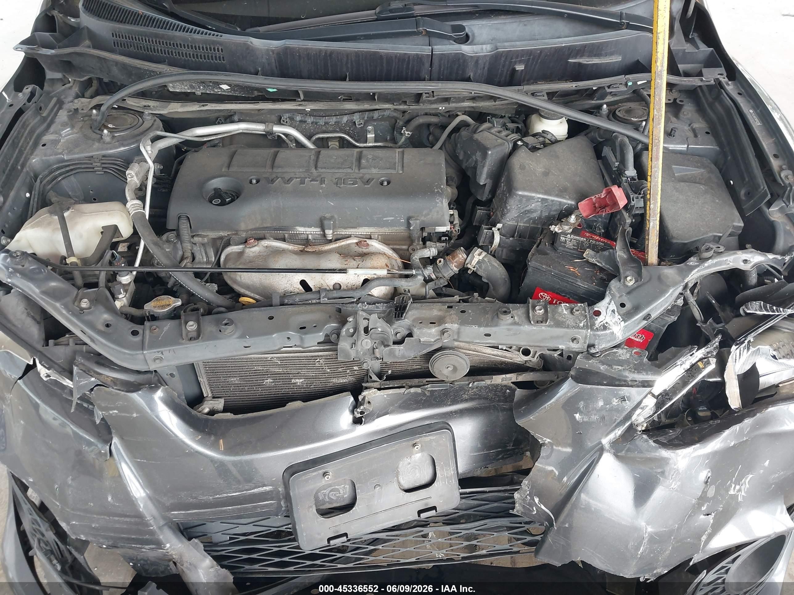 2009 Toyota Matrix S Серый vin: 2T1LE40E59C002136