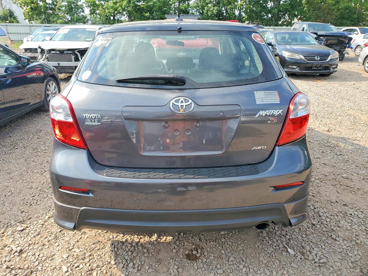 2009 Toyota Corolla Matrix S Charcoal vin: 2T1LE40E79C003241
