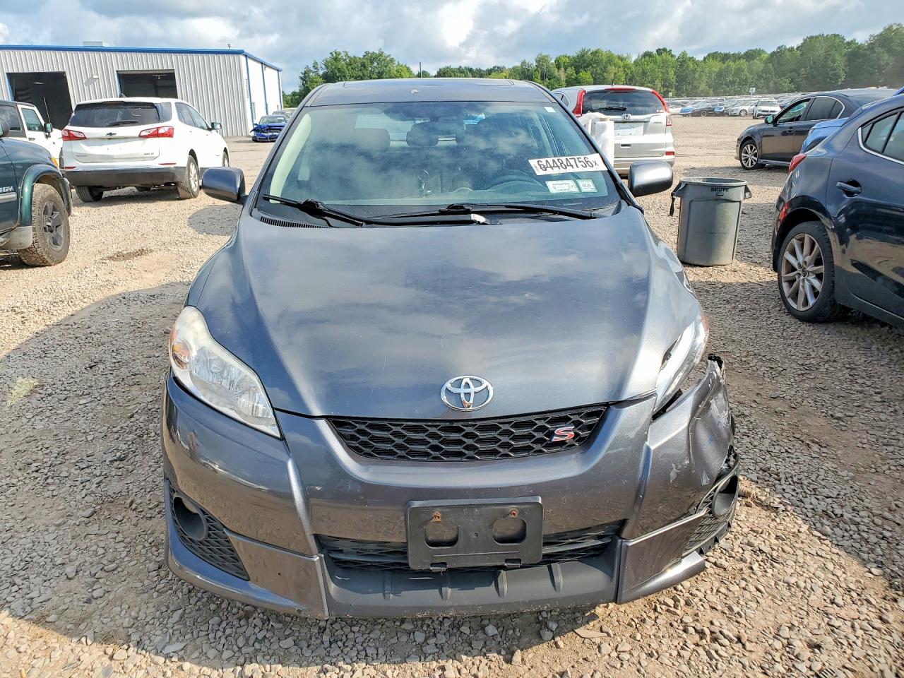 2009 Toyota Corolla Matrix S Charcoal vin: 2T1LE40E79C003241