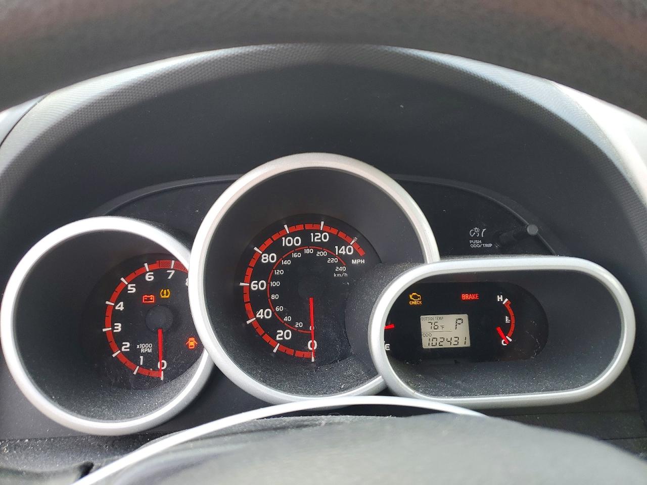 2009 Toyota Corolla Matrix S Charcoal vin: 2T1LE40E79C003241