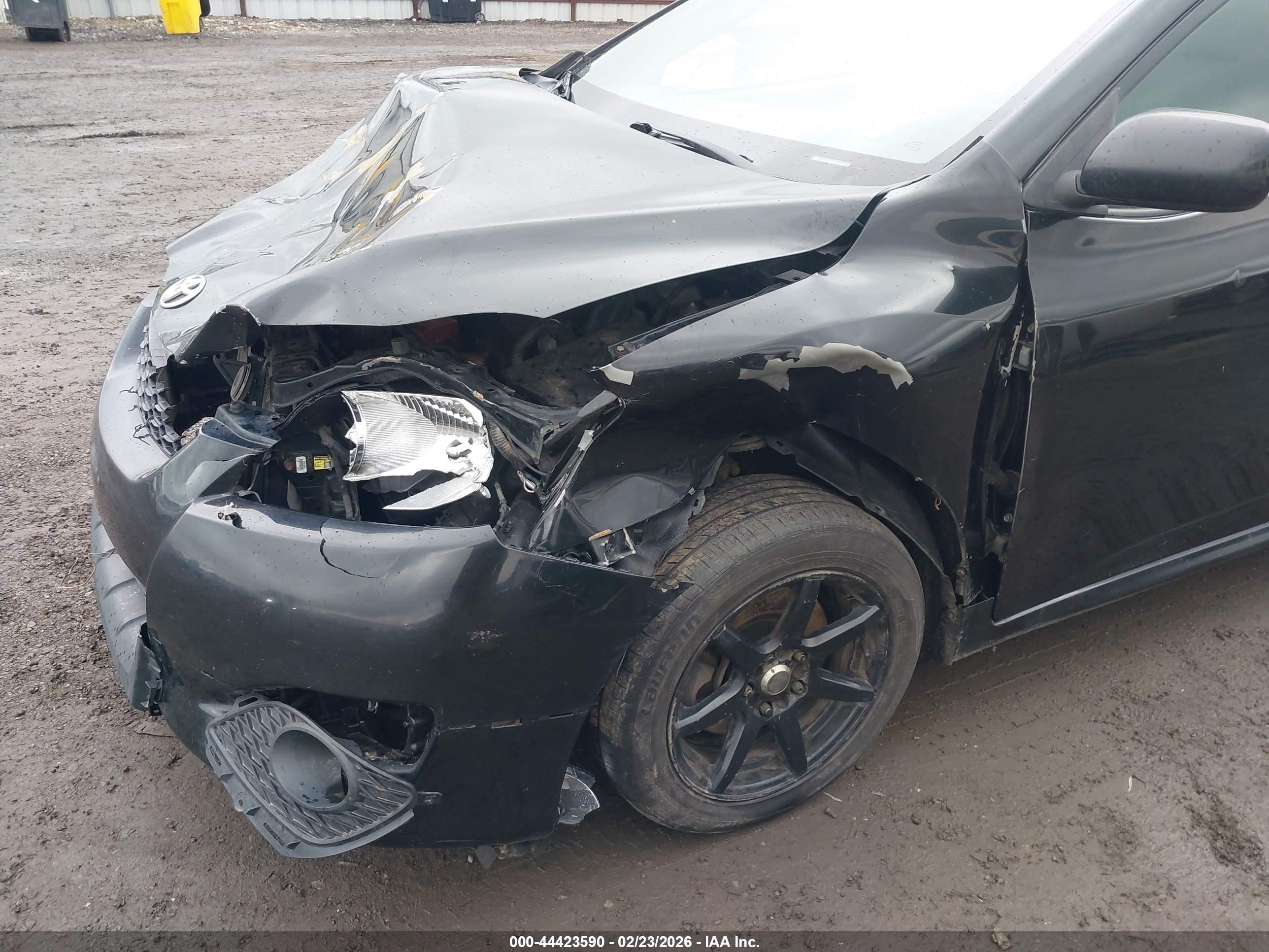 2009 Toyota Matrix S Black vin: 2T1LE40E79C007841