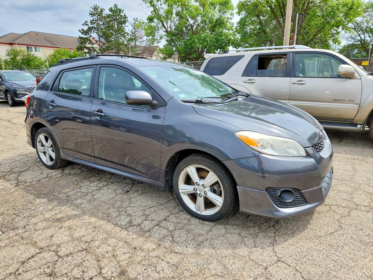 2009 Toyota Corolla Matrix S Charcoal vin: 2T1LE40E79C008844