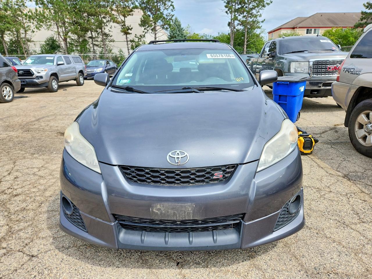 2009 Toyota Corolla Matrix S Charcoal vin: 2T1LE40E79C008844