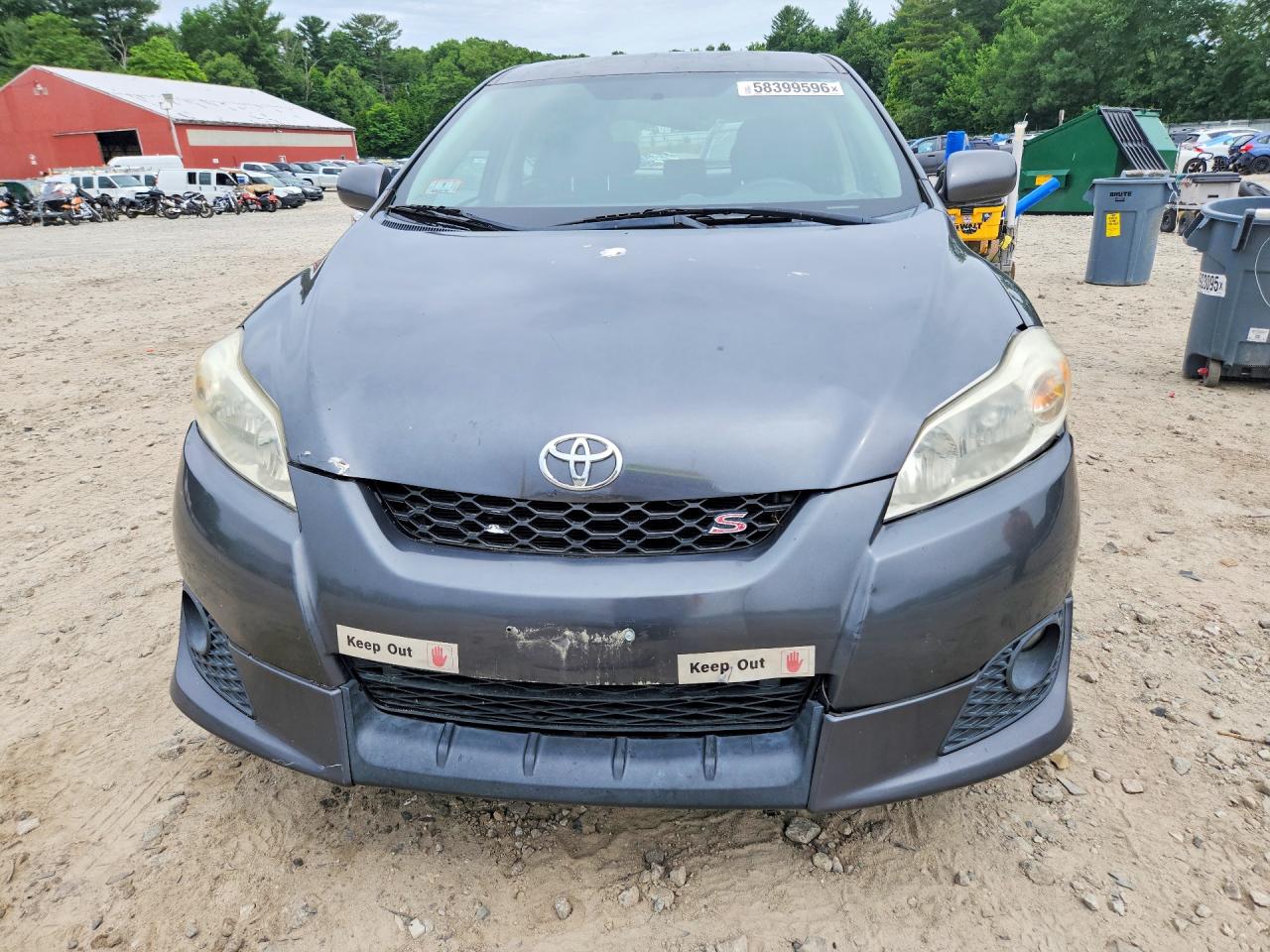 2009 Toyota Corolla Matrix S Gray vin: 2T1LE40E79C009198