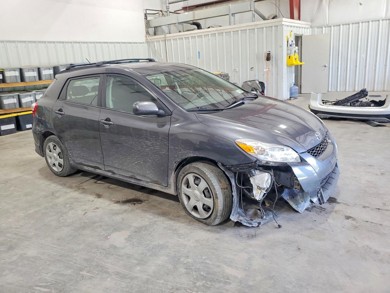 2009 Toyota Corolla Matrix S Charcoal vin: 2T1LE40E89C011400