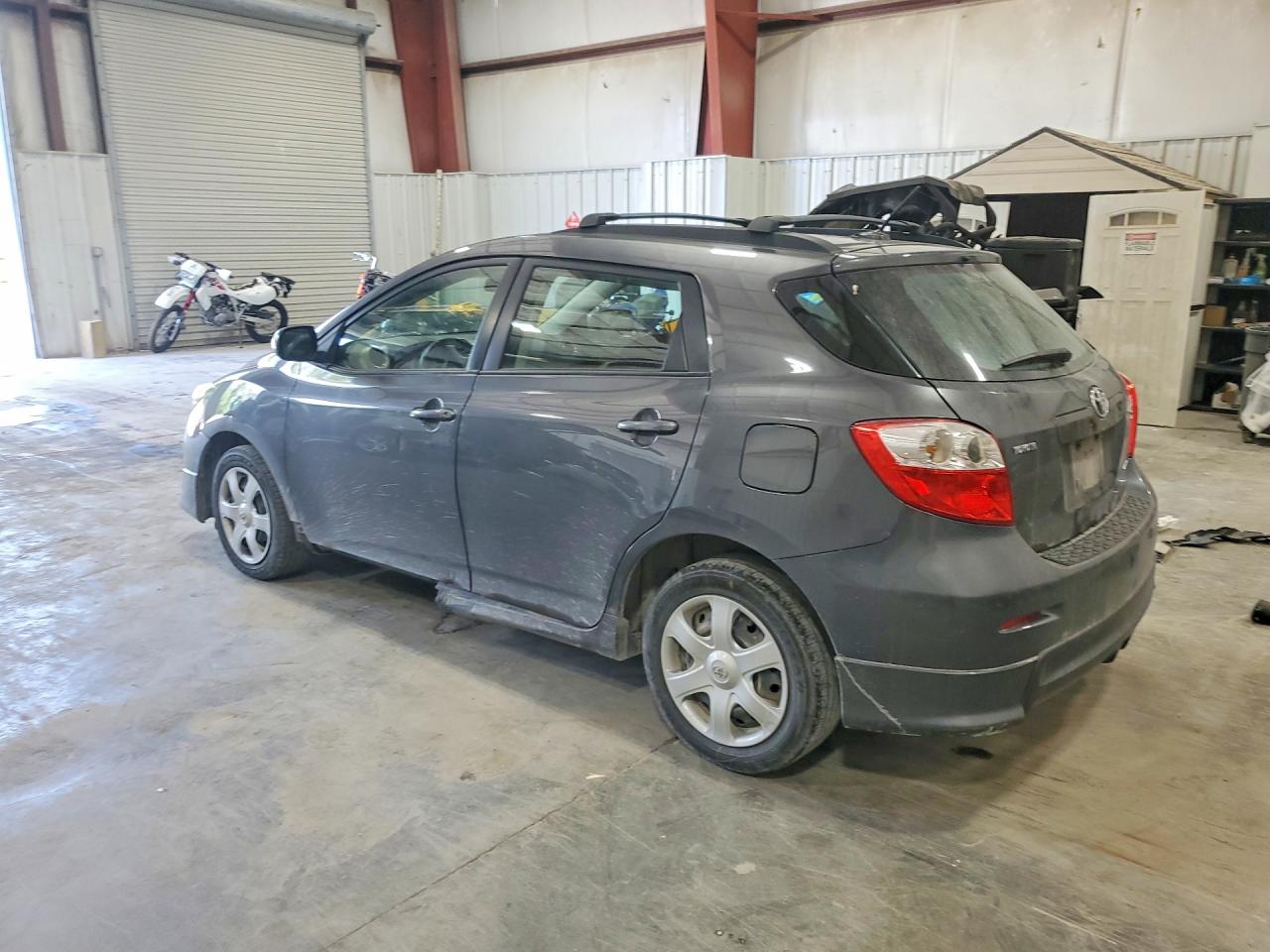 2009 Toyota Corolla Matrix S Charcoal vin: 2T1LE40E89C011400
