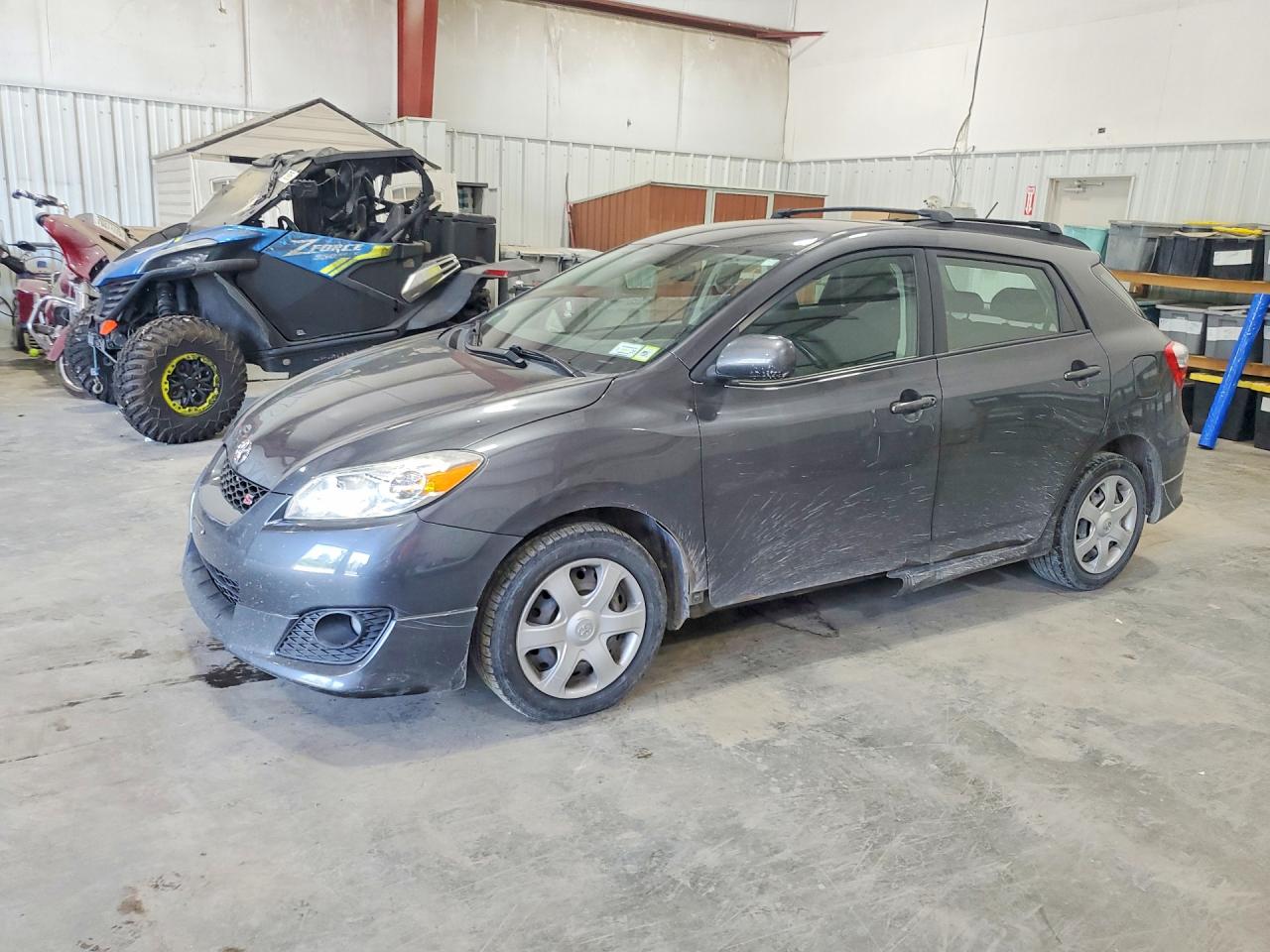 2009 Toyota Corolla Matrix S Charcoal vin: 2T1LE40E89C011400