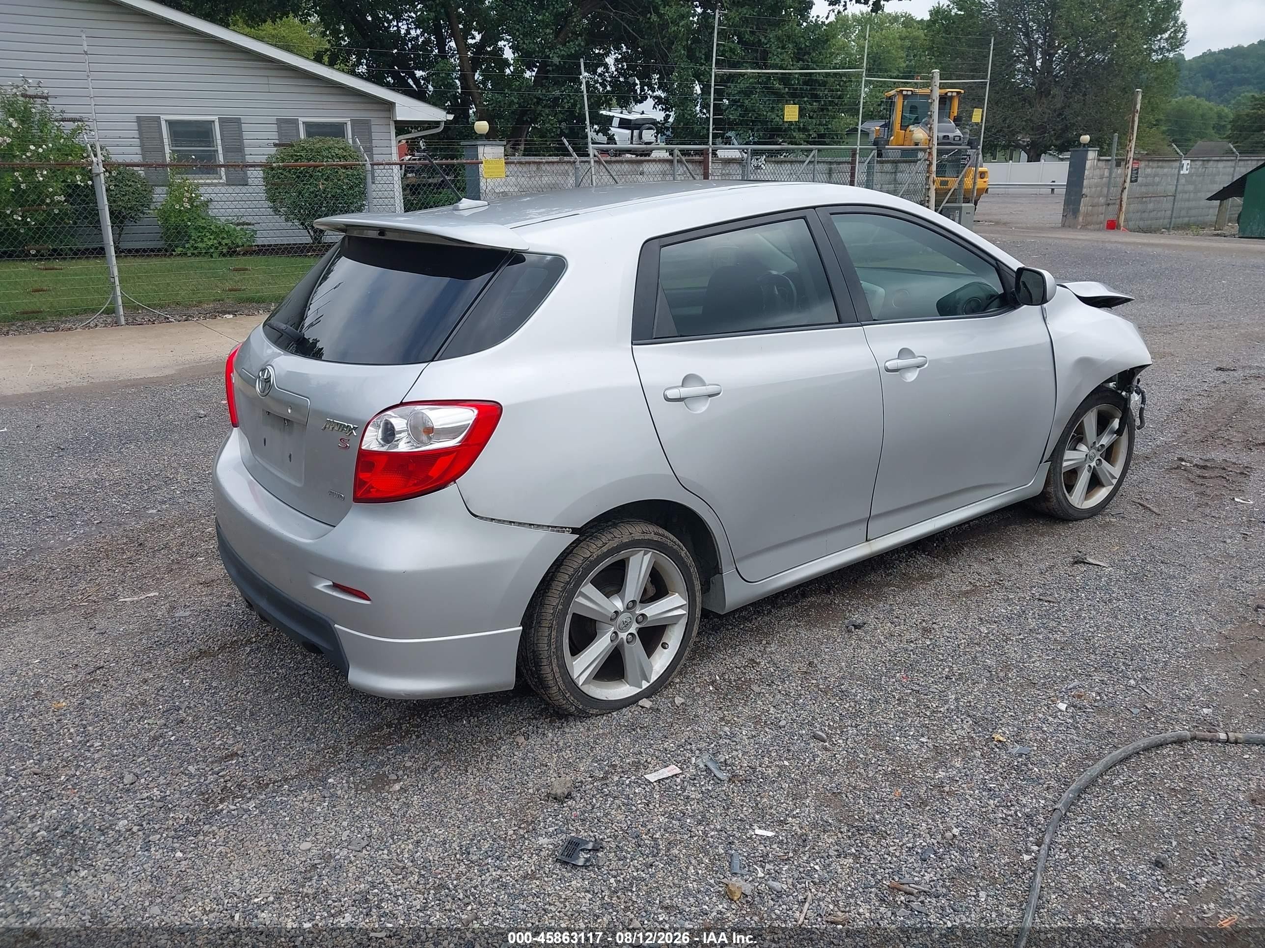 2010 Toyota Matrix S Silver vin: 2T1LE4EE1AC014281