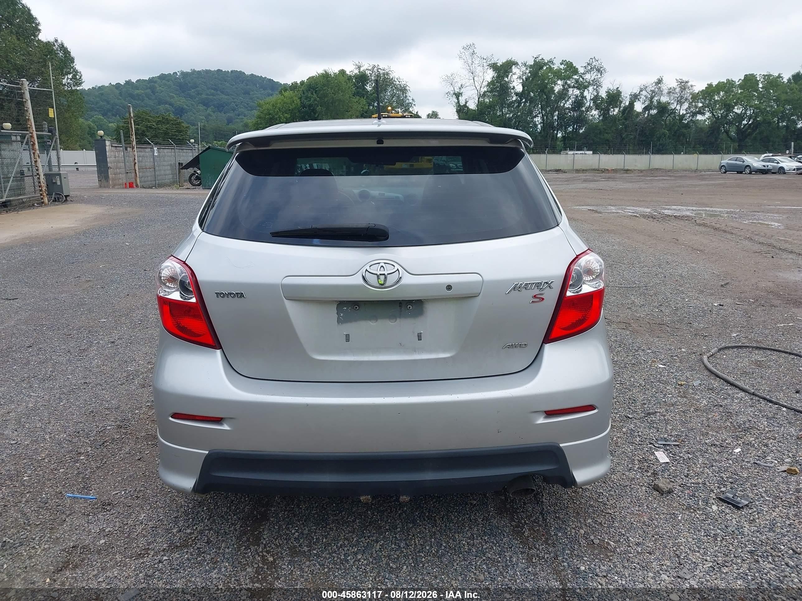 2010 Toyota Matrix S Silver vin: 2T1LE4EE1AC014281