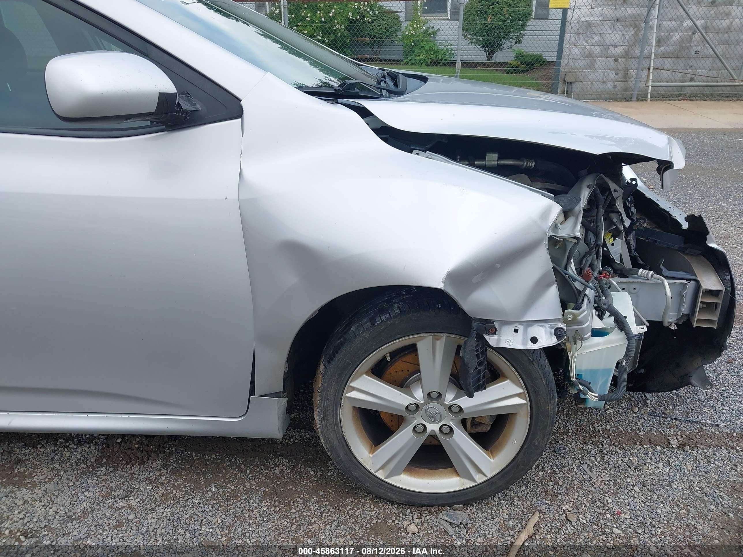 2010 Toyota Matrix S Silver vin: 2T1LE4EE1AC014281