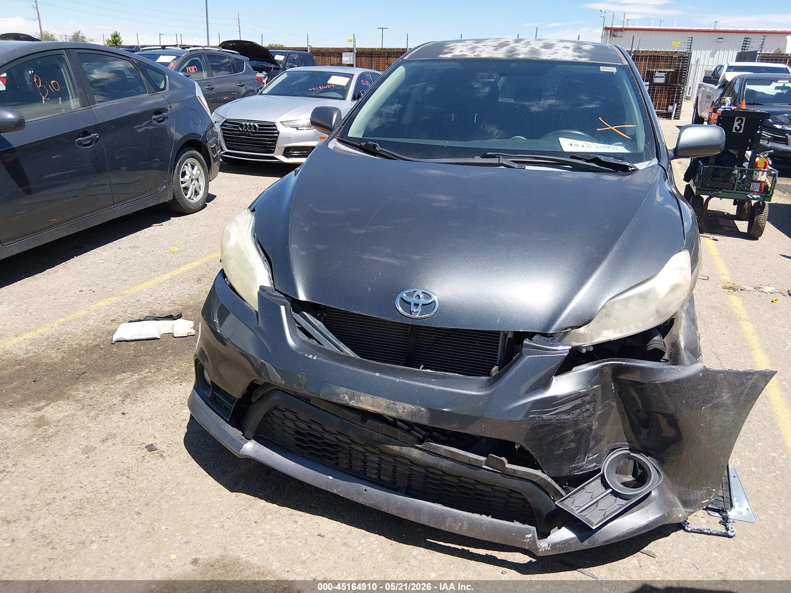 2013 Toyota Matrix S Gray vin: 2T1LE4EE1DC022840