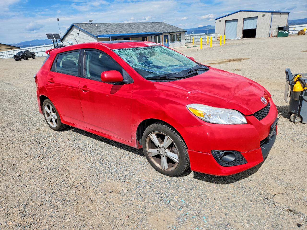 2010 Toyota Corolla Matrix S Красный vin: 2T1LE4EE3AC014699