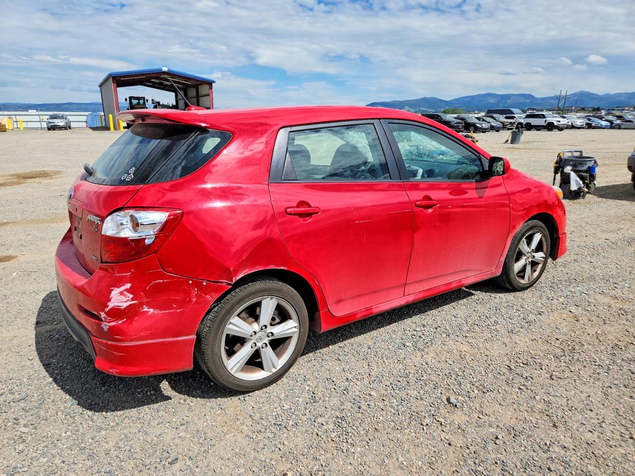 2010 Toyota Corolla Matrix S Красный vin: 2T1LE4EE3AC014699
