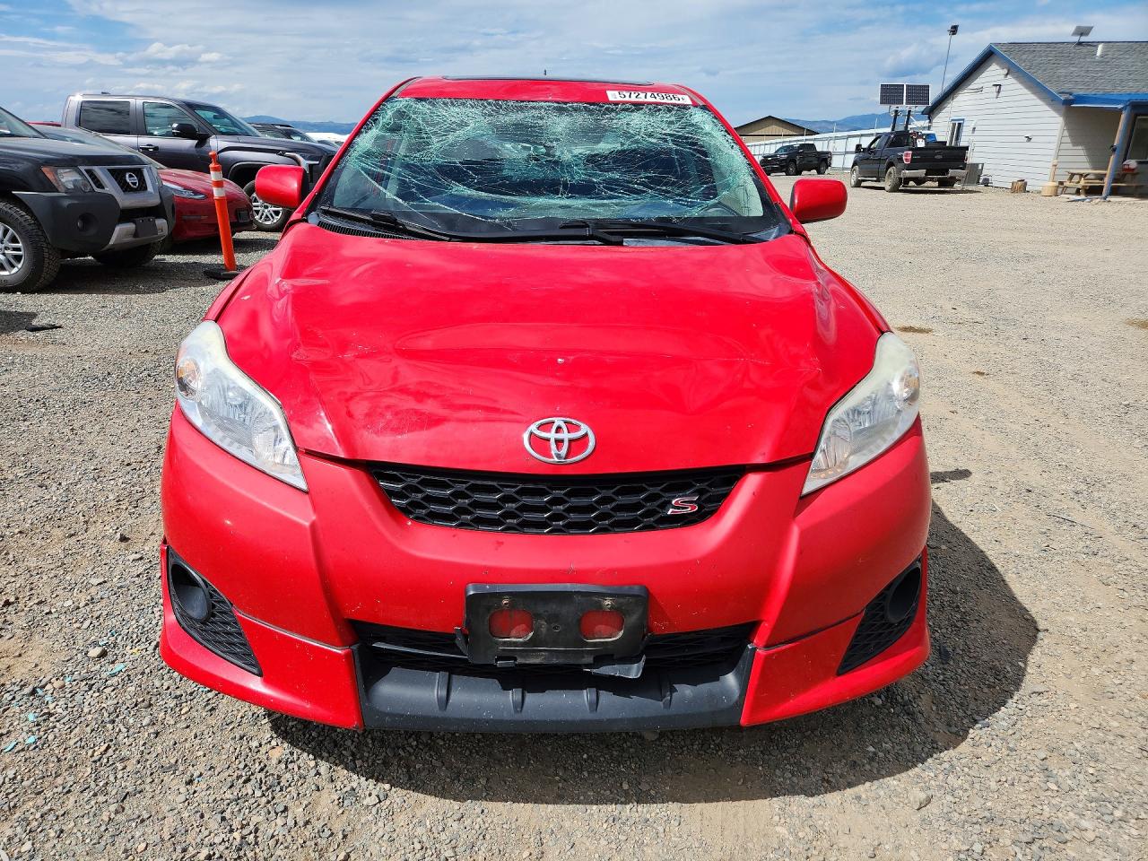 2010 Toyota Corolla Matrix S Красный vin: 2T1LE4EE3AC014699