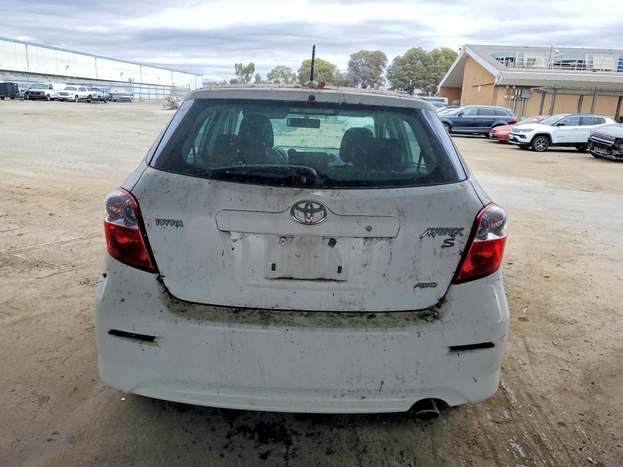 2010 Toyota Corolla Matrix S White vin: 2T1LE4EE4AC018308