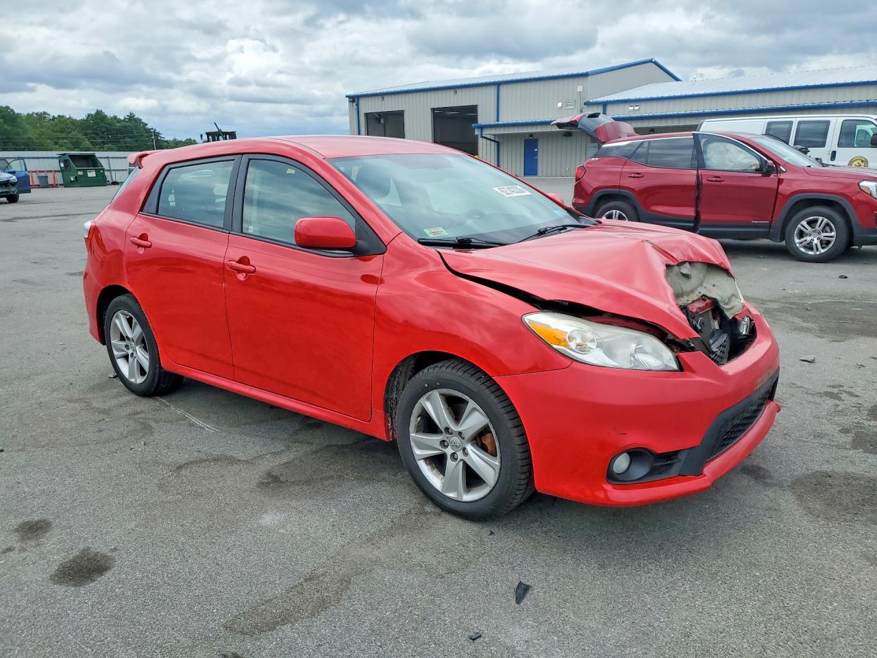 2012 Toyota Corolla Matrix S Red vin: 2T1LE4EE4CC020854