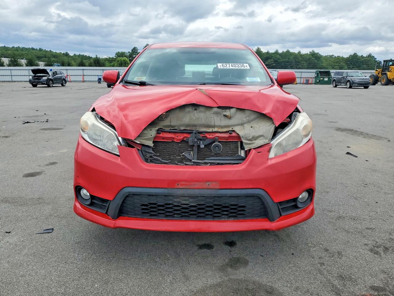 2012 Toyota Corolla Matrix S Red vin: 2T1LE4EE4CC020854