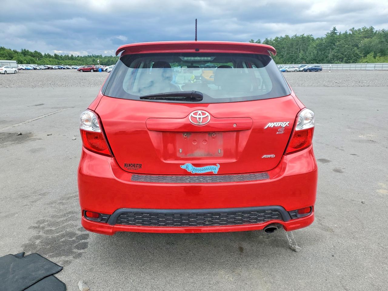 2012 Toyota Corolla Matrix S Red vin: 2T1LE4EE4CC020854